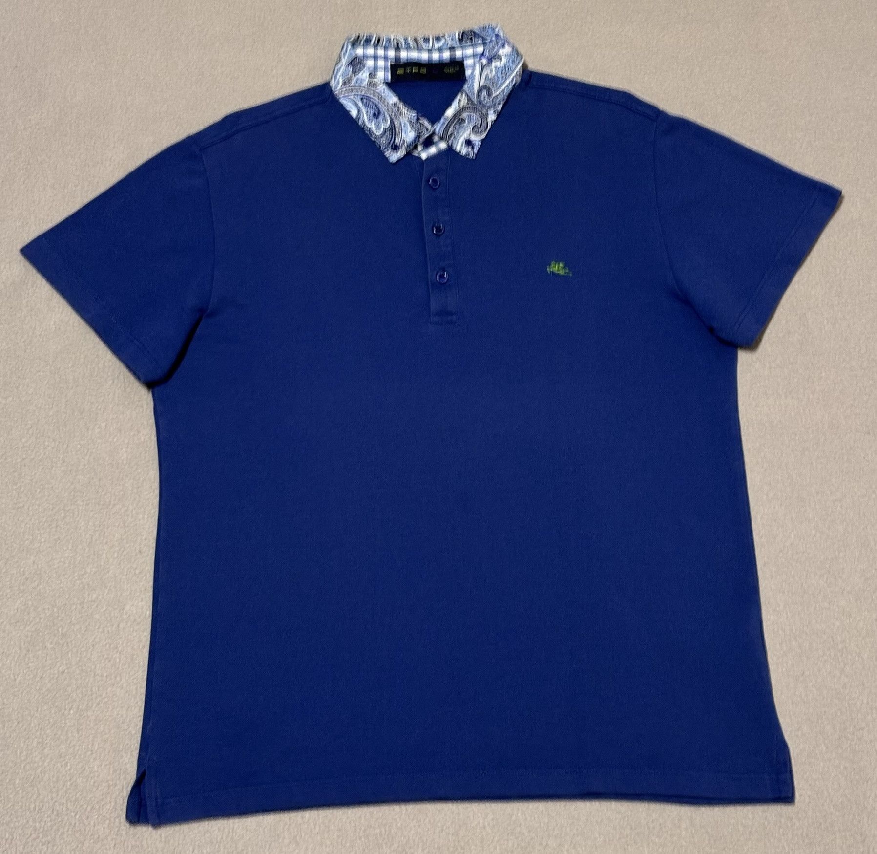 Etro Polo Etro Blue Large Size US L / EU 52-54 / 3 - 5 Thumbnail