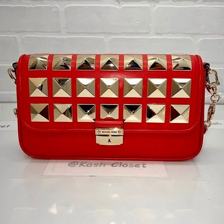 Michael Kors Shoulder crossbody Bag Studded Small Leather C