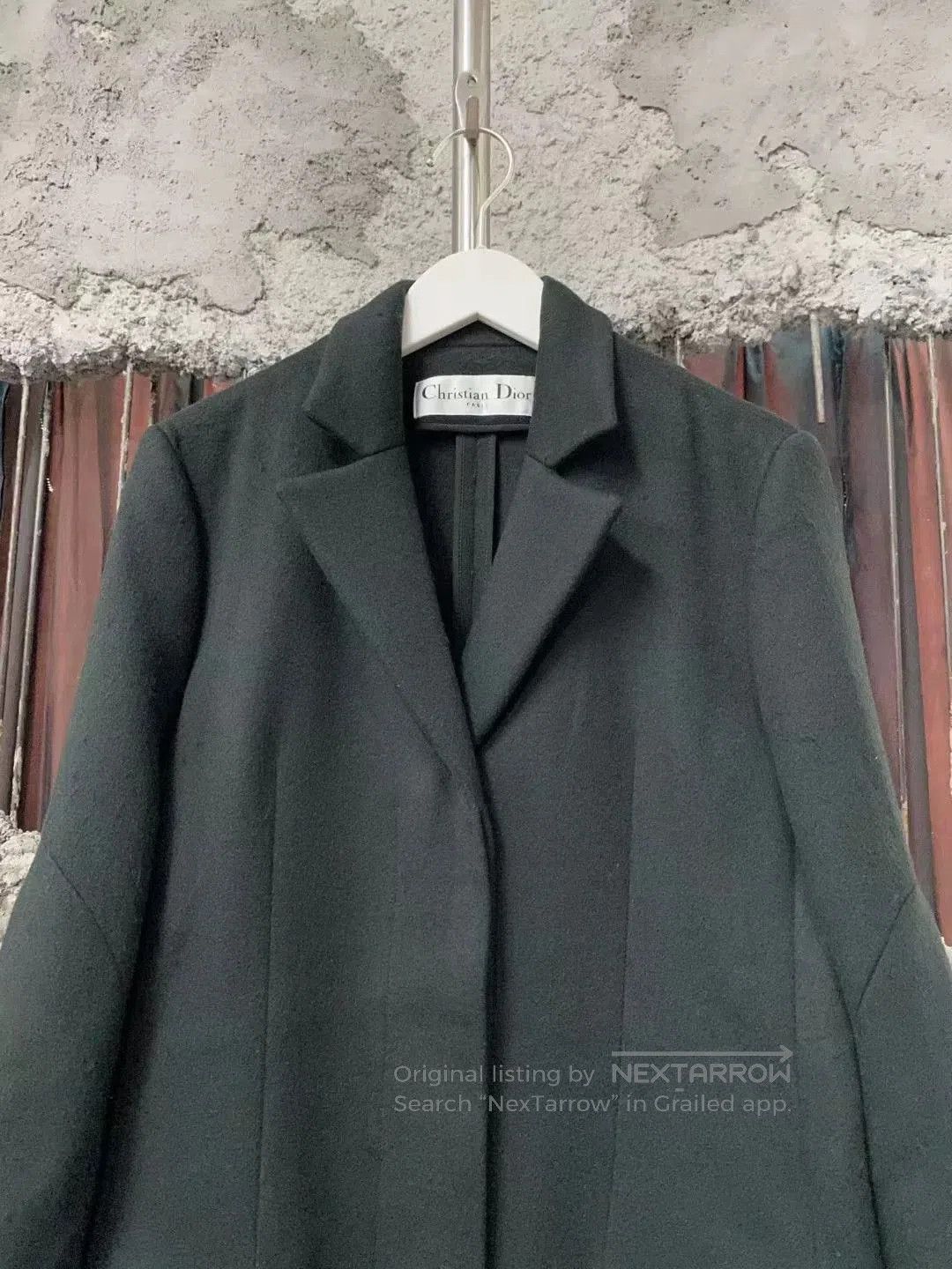 Dior Dior Black Cashmere Coat Size 36. Size S / US 4 / IT 40 - 3 Thumbnail