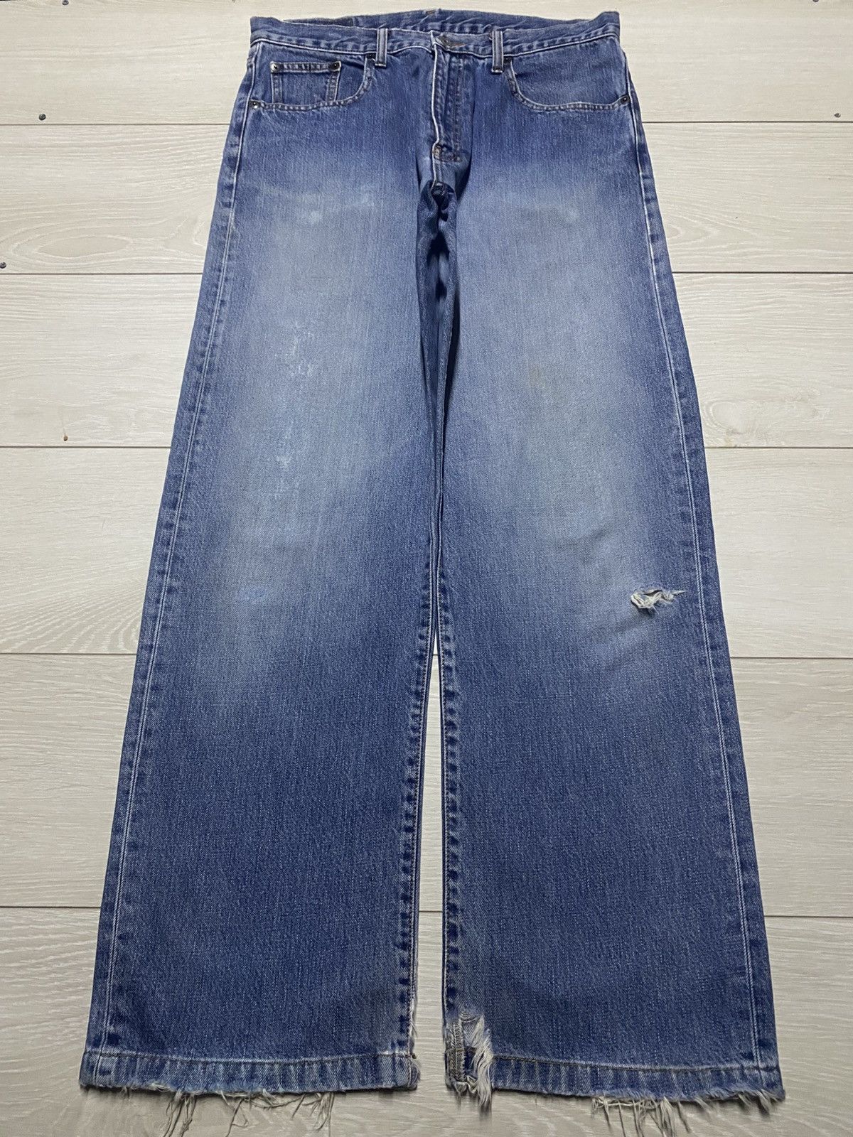 Bape × Vans Vans Denim Baggy Jeans Size US 32 / EU 48 - 1 Thumbnail