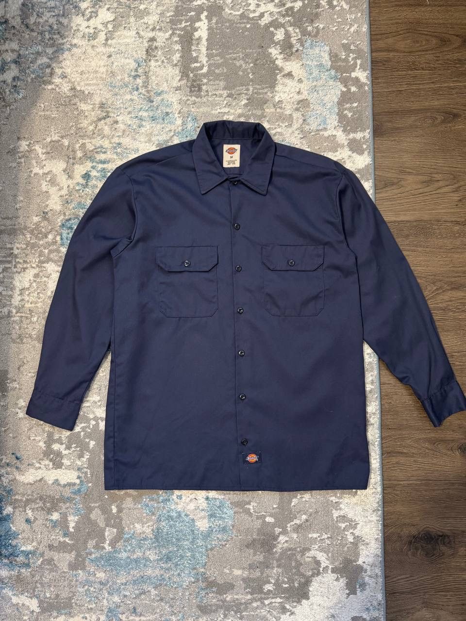 Dickies Vintage Dickies Navy Work Shirt M Size US M / EU 48-50 / 2 - 1 Thumbnail