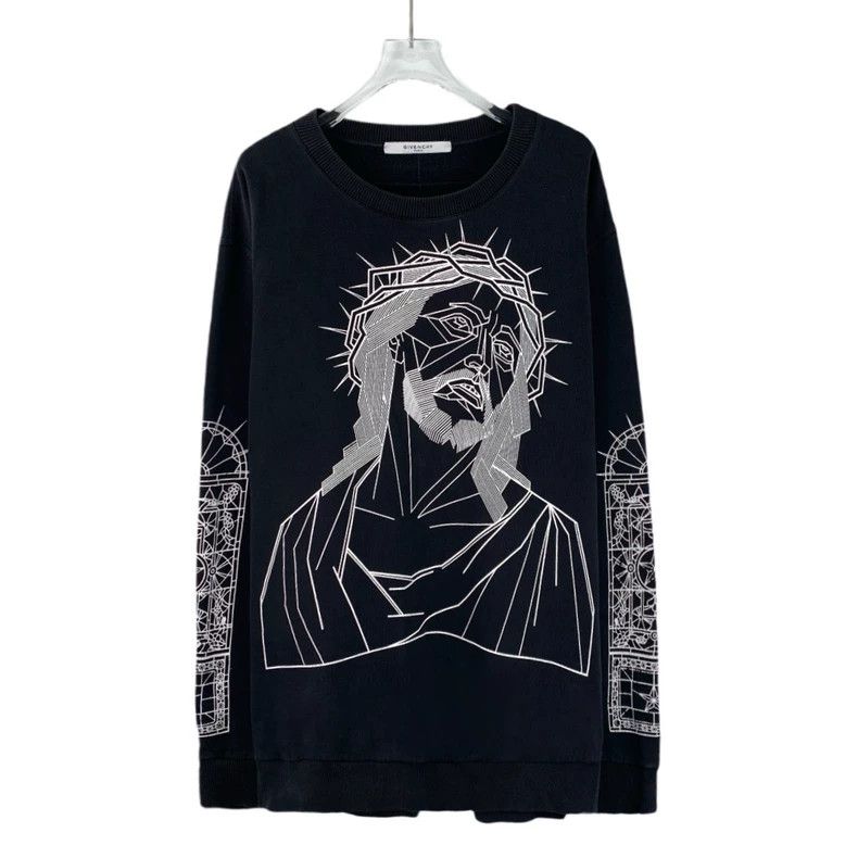 Givenchy Givenchy Black Abstract Geometric Figure Print T-Shirt Size US XL / EU 56 / 4 - 1 Thumbnail