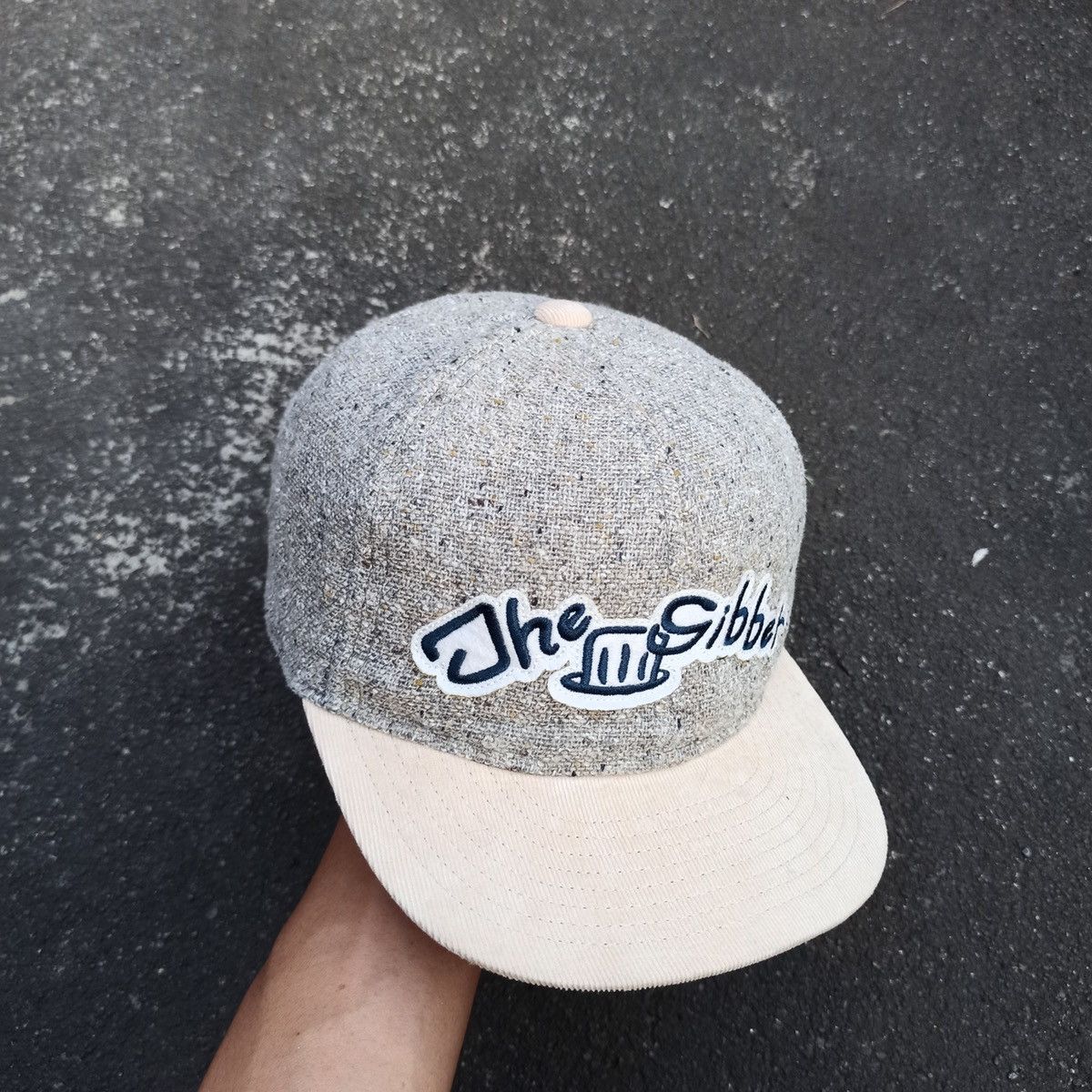 Japanese Brand Unique materials. Snapbacl The sibber hat by ungrid Size 38 - 8 Thumbnail