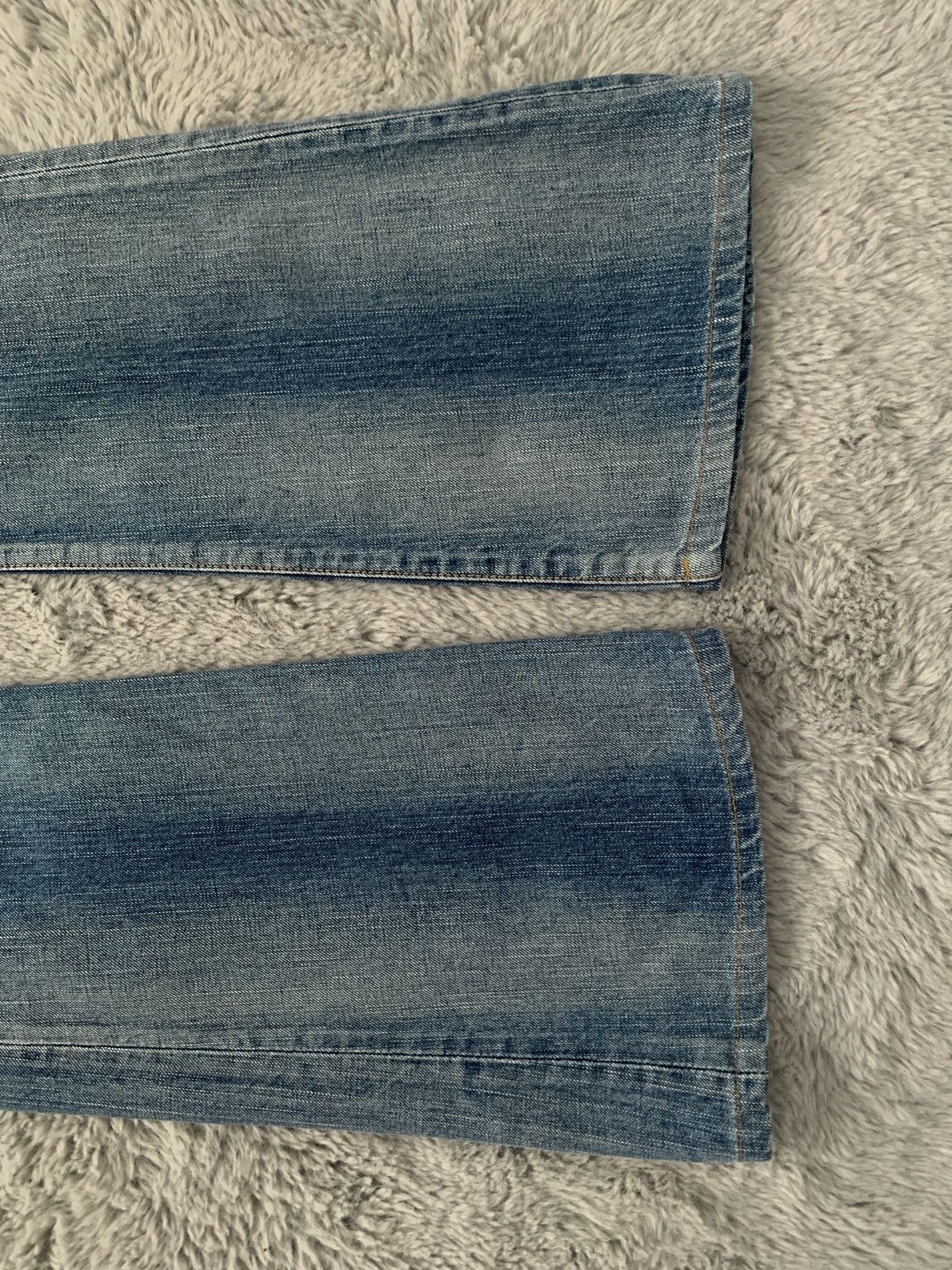 Vintage Vintage 70s Edwin 503 Bootcut/Flared Jeans Distressed Grunge Size US 32 / EU 48 - 6 Thumbnail