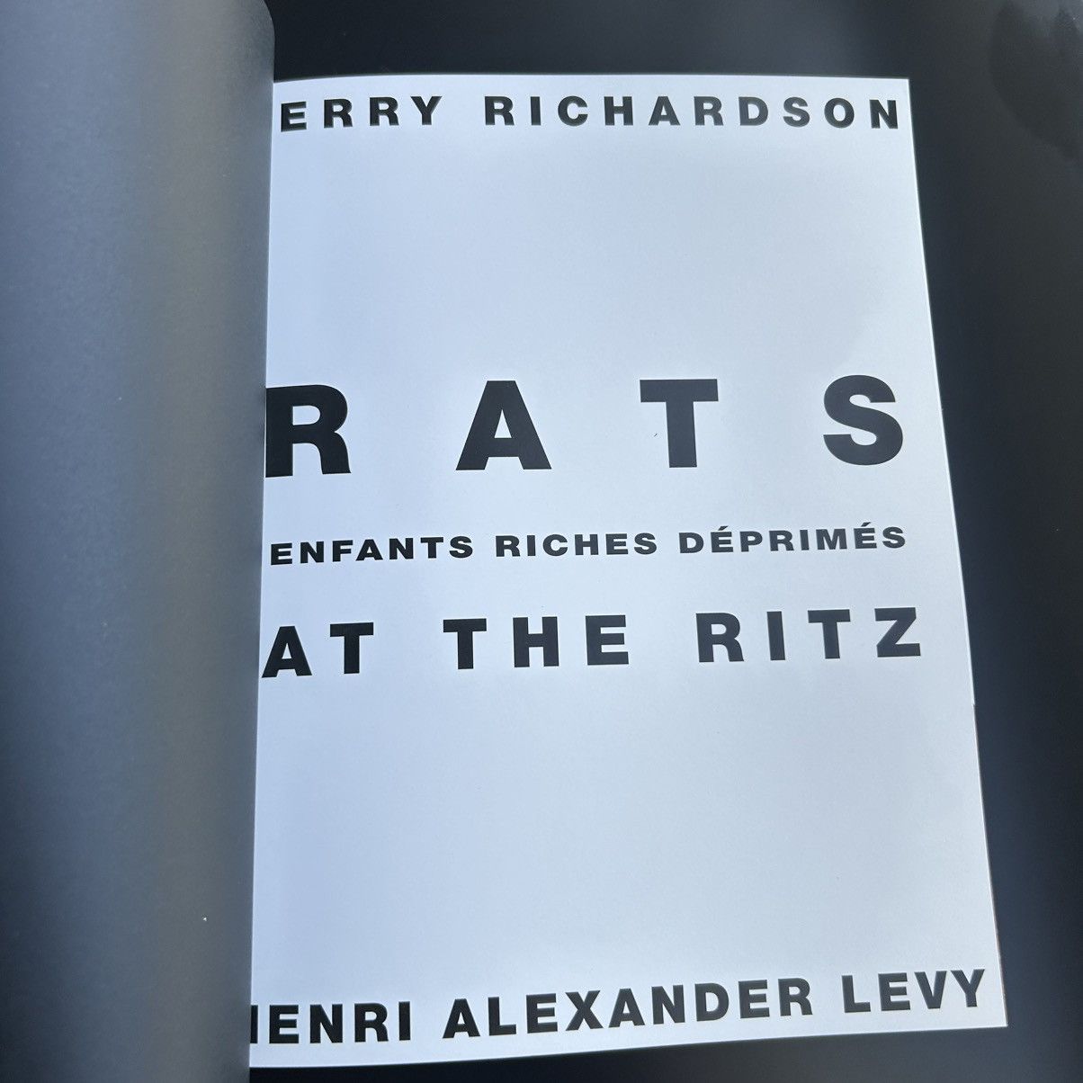 Enfants Riches Deprimes ERD X TERRY RICHARDSON RATS AT THE RITZ PHOTOBOOK Size ONE SIZE - 3 Thumbnail