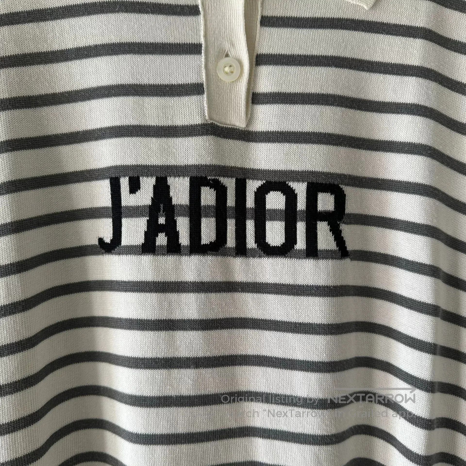 Dior Dior J'ADIOR Striped Knit Polo. Size XXS / US 00 / IT 34 - 7 Thumbnail