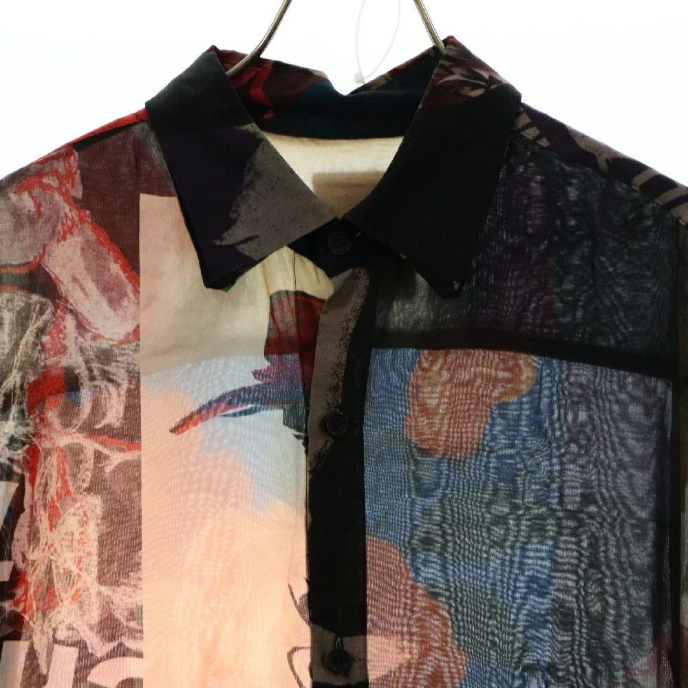 Yohji Yamamoto BLACK Scandal Yohji Yamamoto 18SS multi-print long shirt Size US M / EU 48-50 / 2 - 3 Thumbnail