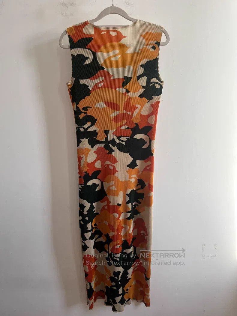 Issey Miyake Issey Miyake Yellow Dress Size L / US 10 / IT 46 - 2 Thumbnail
