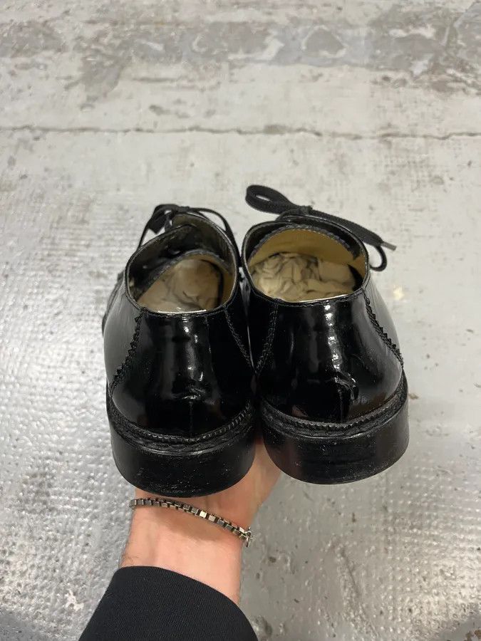 Dolce & Gabbana 2000s Dolce & Gabbana Black Class Leather Derbies Size US 7.5 / EU 40-41 - 5 Thumbnail