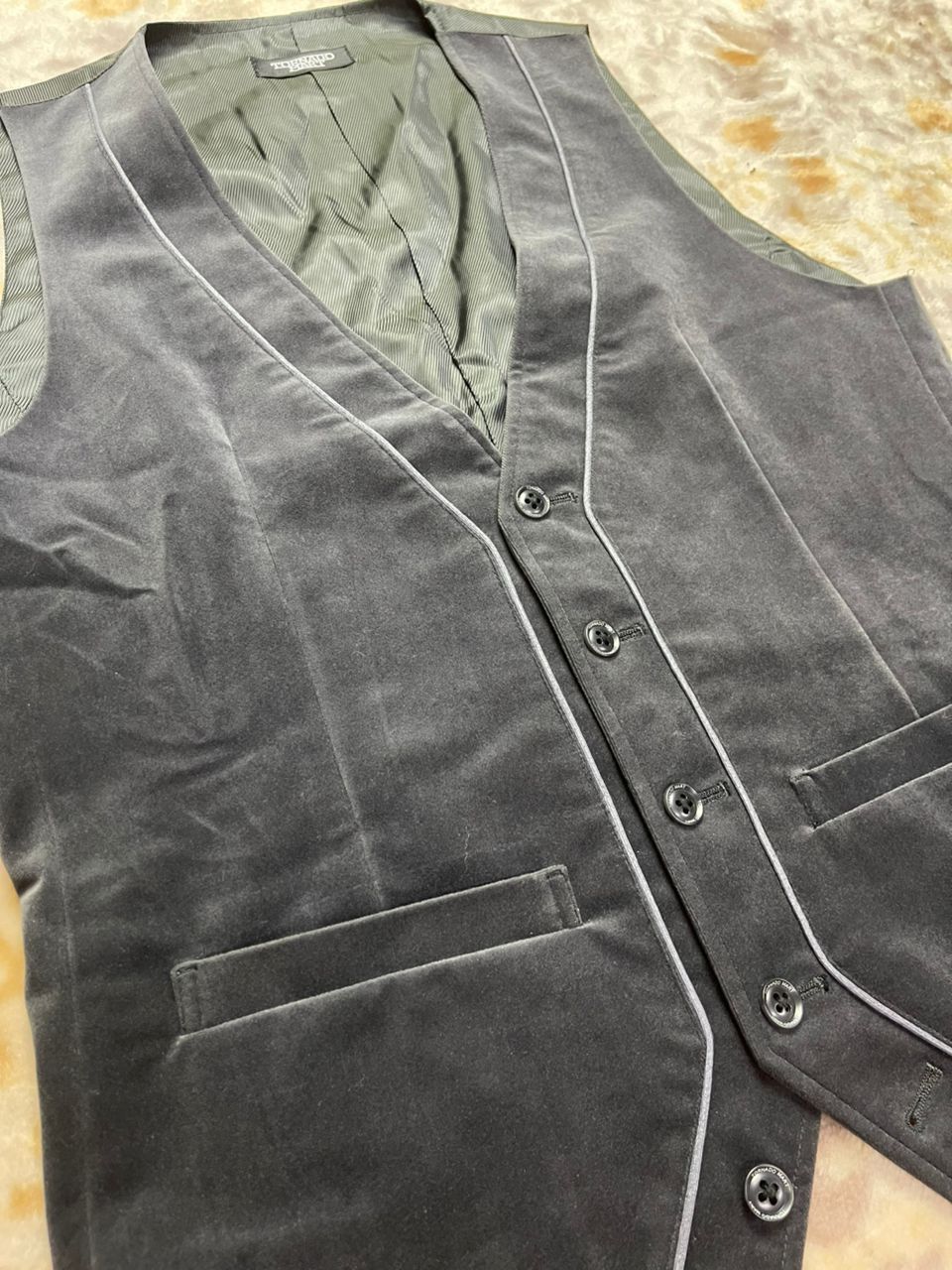 Tornado Mart Tornado Mart Velvet Vest Size US M / EU 48-50 / 2 - 3 Thumbnail