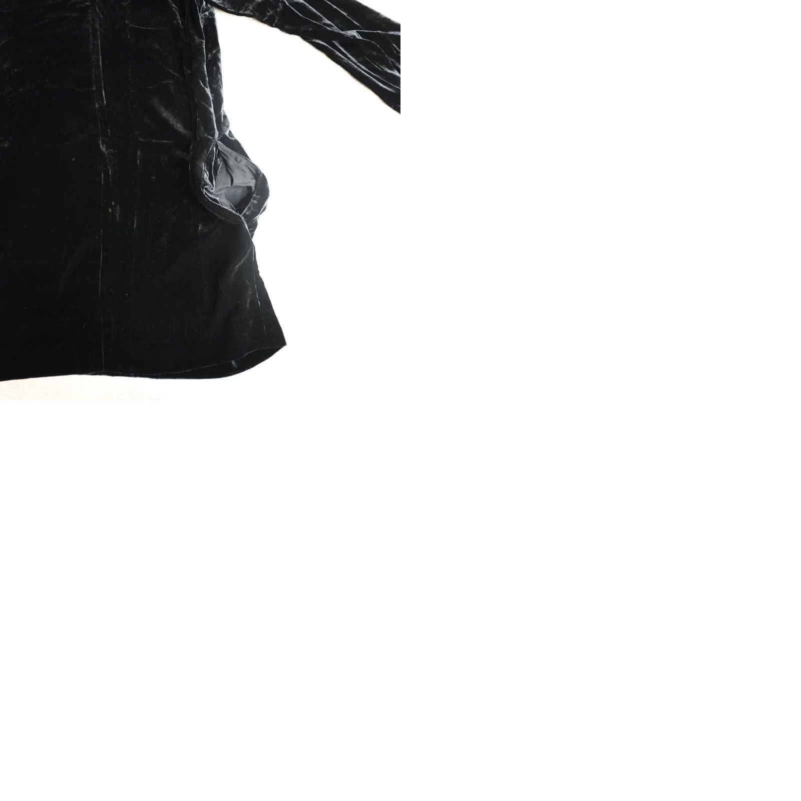 Cos COS Dress Womens 6 Black Velvet Long Sleeve Pockets Sheath Rayon Silk Solid Size M / US 6-8 / IT 42-44 - 9 Thumbnail