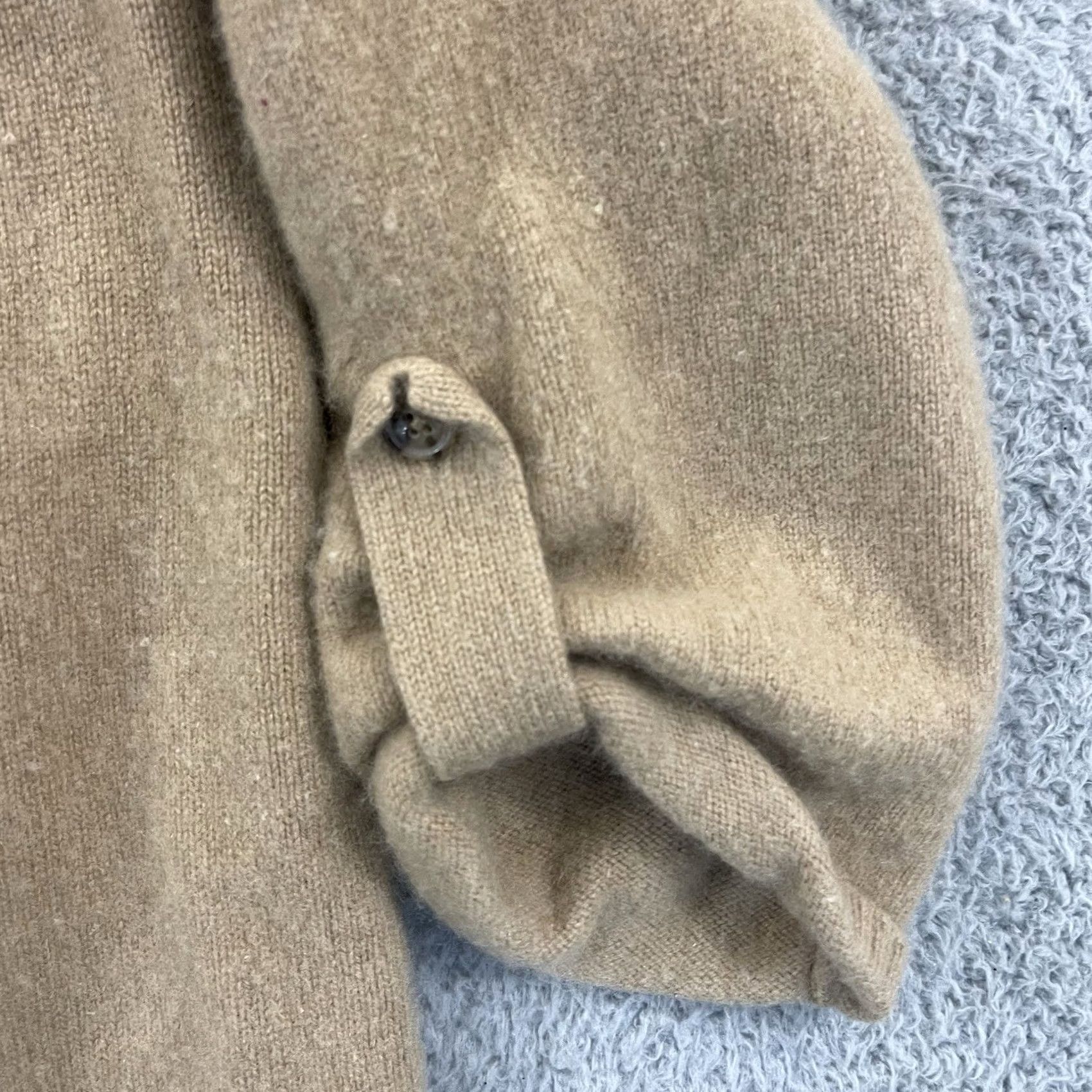 Banana Republic Banana Republic Sweater Womens L Mojave Cashmere Ribbed Roll Sleeve Pullover Size L / US 10 / IT 46 - 4 Thumbnail