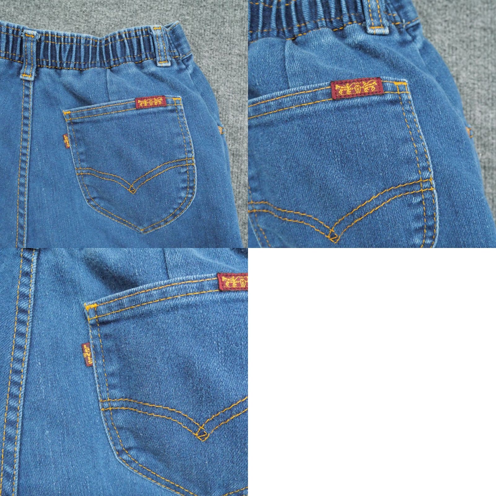 Levi's VINTAGE Levi's Jeans Womens 29x32 Blue Denim Pants Stretch Waist High Rise 80s Jeans Women Size 29" - 9 Thumbnail