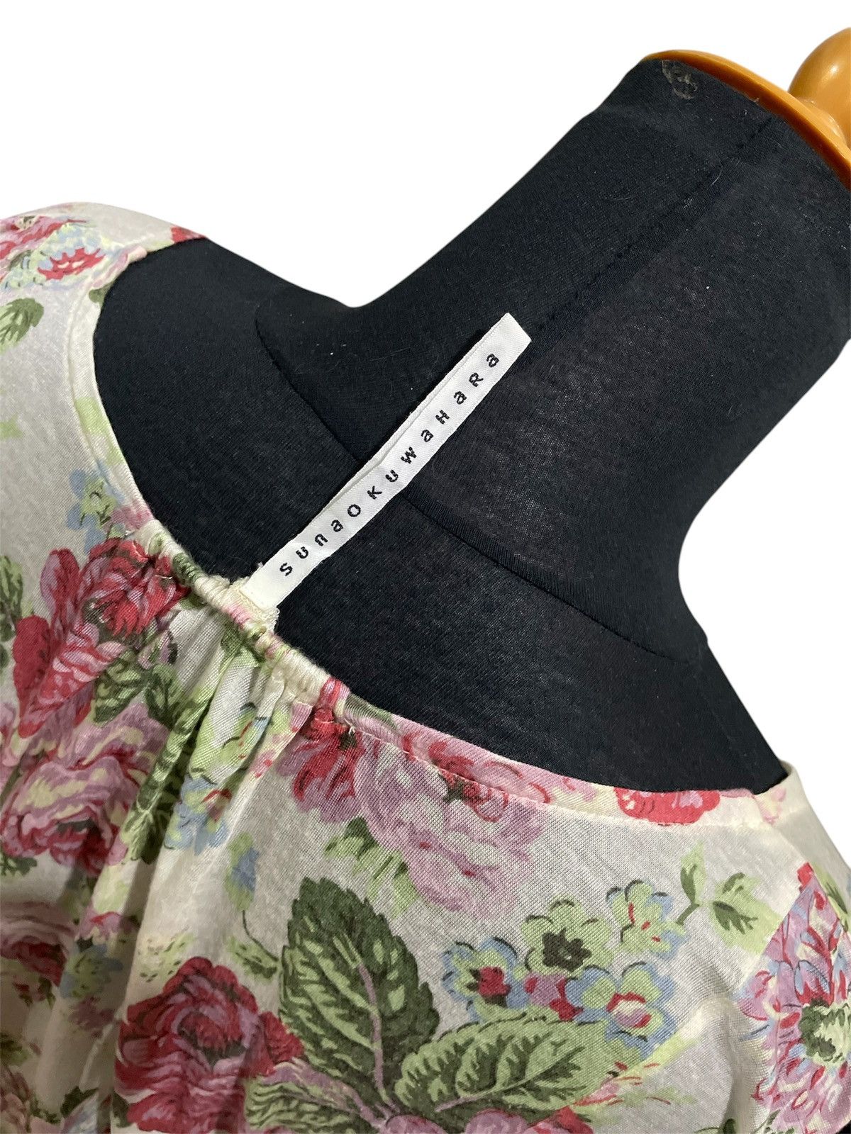 Issey Miyake × Sunao Kuwahara Issey Miyake Sunaokuwahara Floral Mid-Dress Size M / US 6-8 / IT 42-44 - 6 Thumbnail