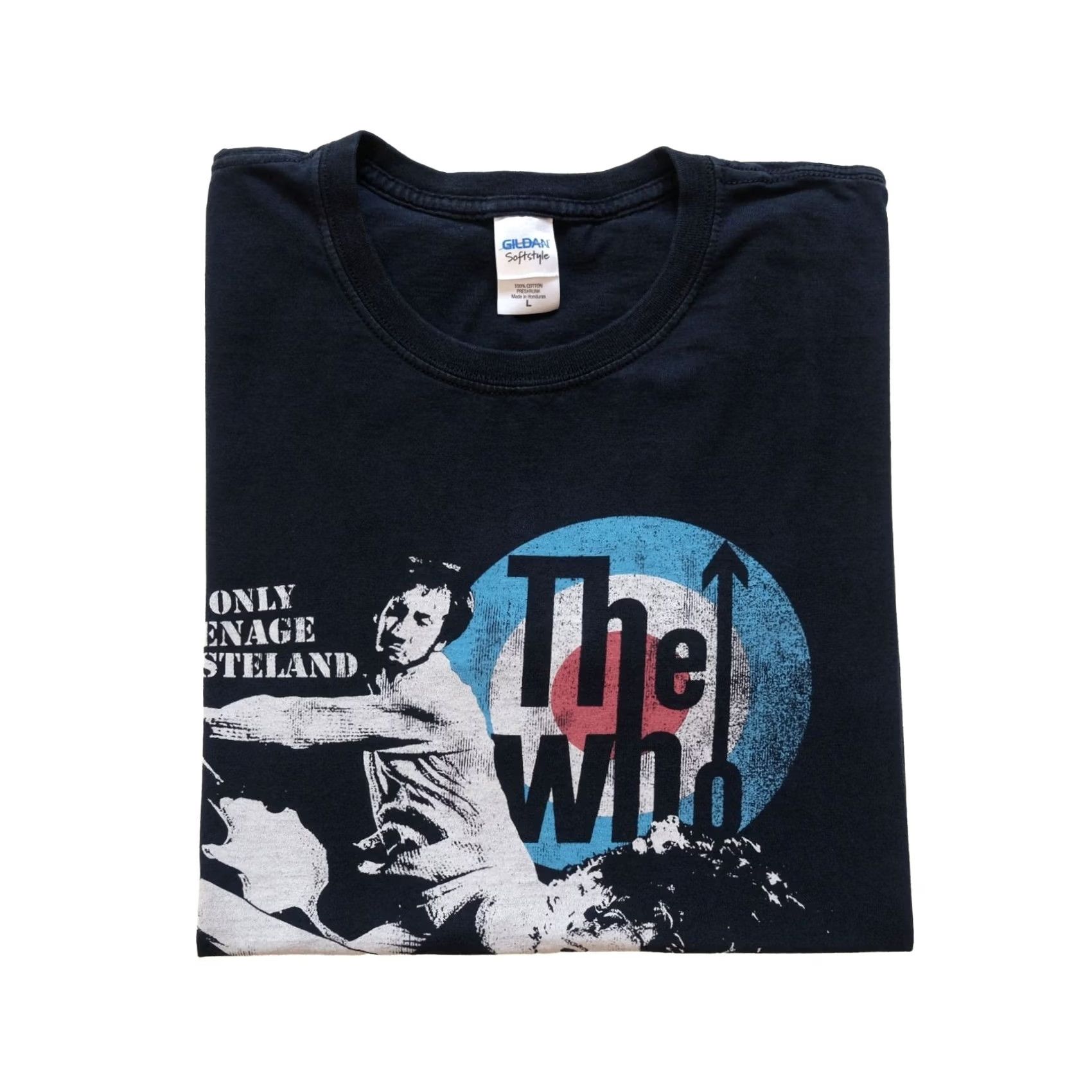 Gildan VINTAGE THE WHO Y2K RETRO ROCK MUSIC TEENAGE WASTELAND TOUR BLACK T SHIRT SZ L Size US L / EU 52-54 / 3 - 2 Thumbnail