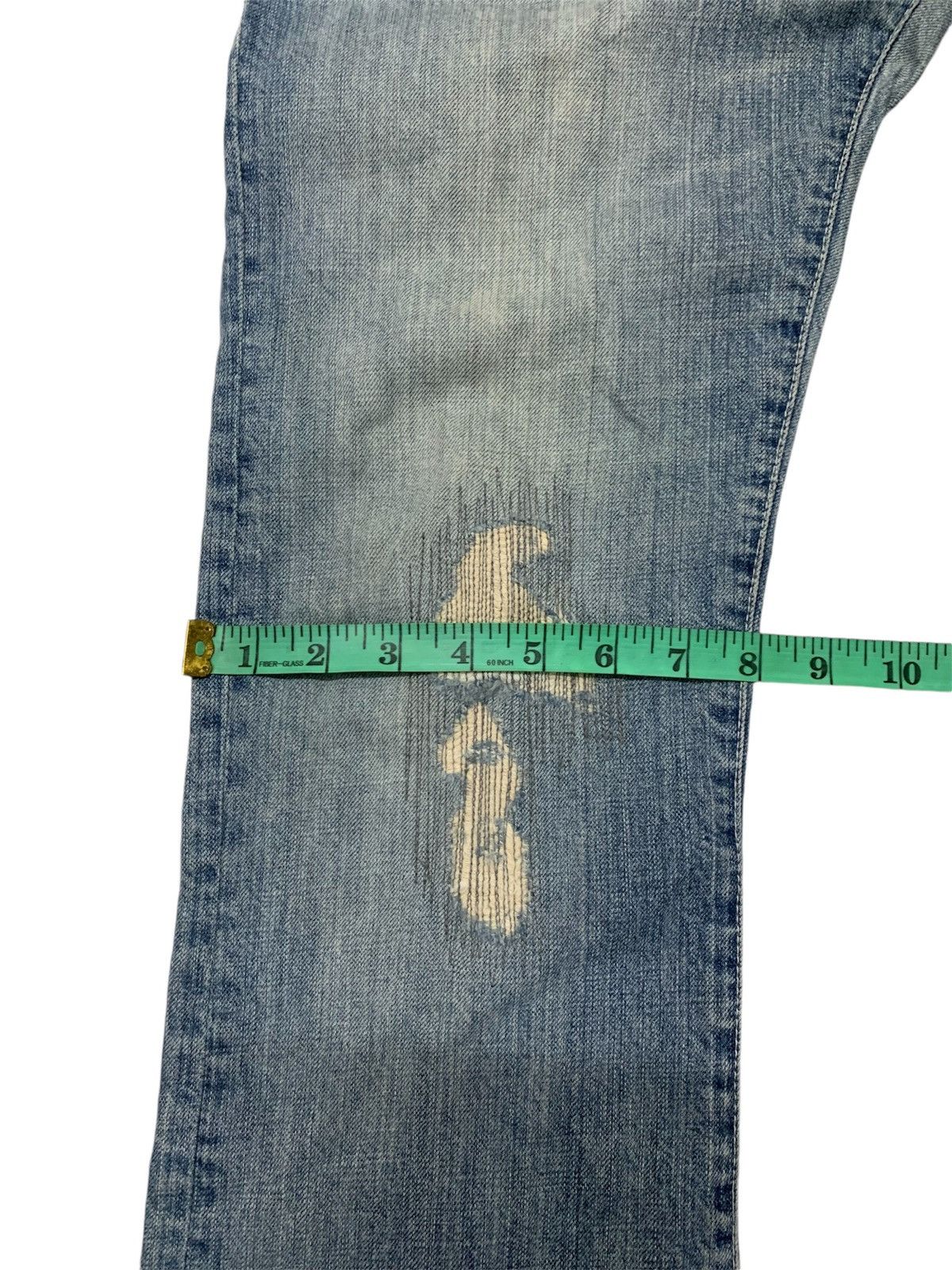 Issey Miyake × Japanese Brand × Tete Homme Tete home distressed straight cut jeans Size US 30 / EU 46 - 8 Thumbnail