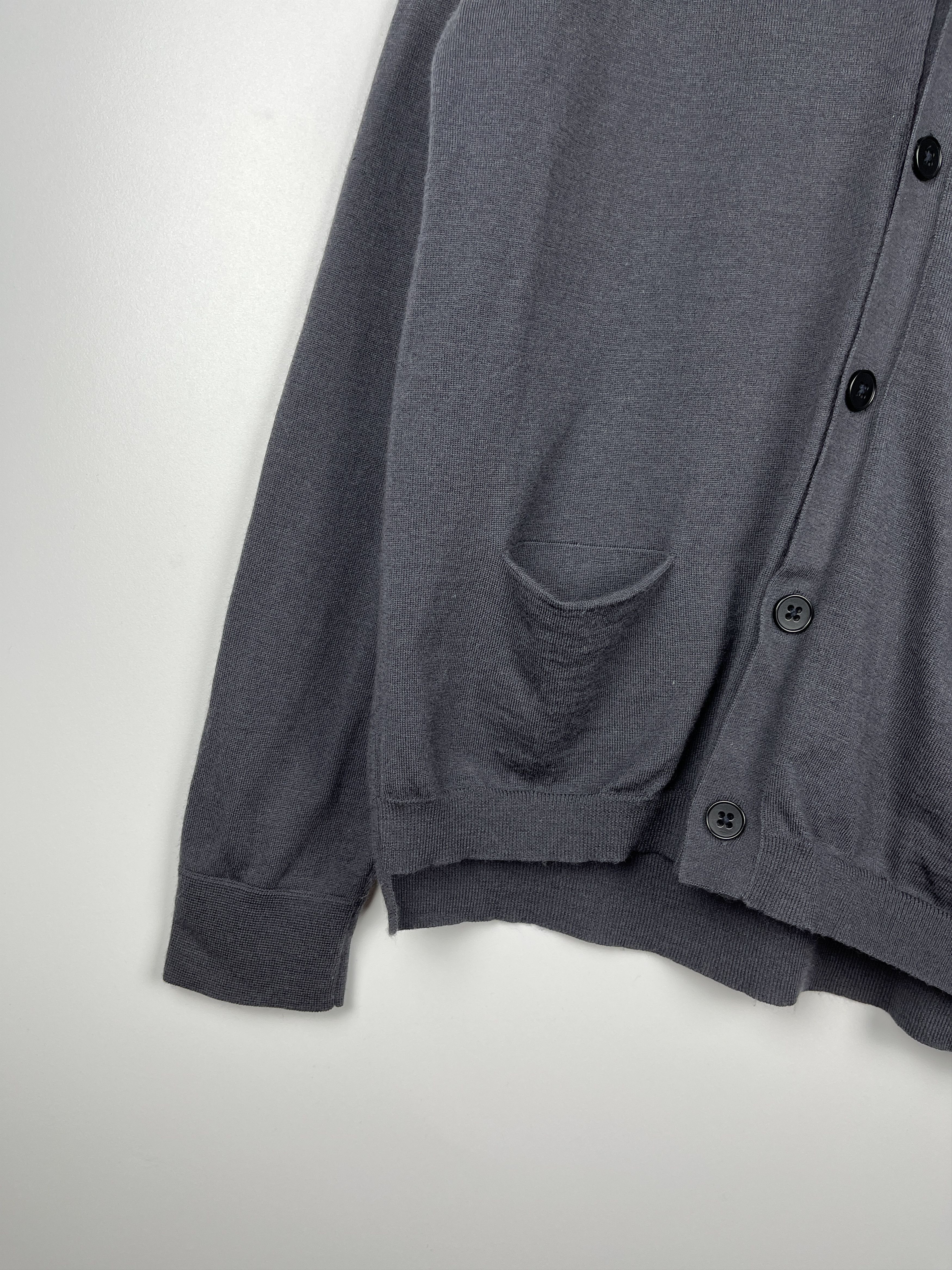 Jil Sander × Uniqlo Uniqlo J+ Jil Sander Wool Blend Men's Cardigan Sweater Size US M / EU 48-50 / 2 - 6 Thumbnail