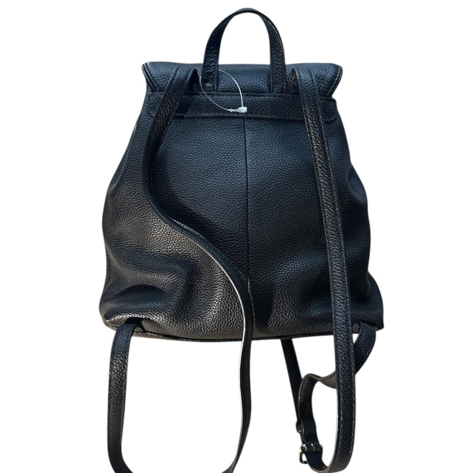 Other NWOT Kate Spade Black Lelia pebbled Leather Backpack handbag Size ONE SIZE - 2 Thumbnail