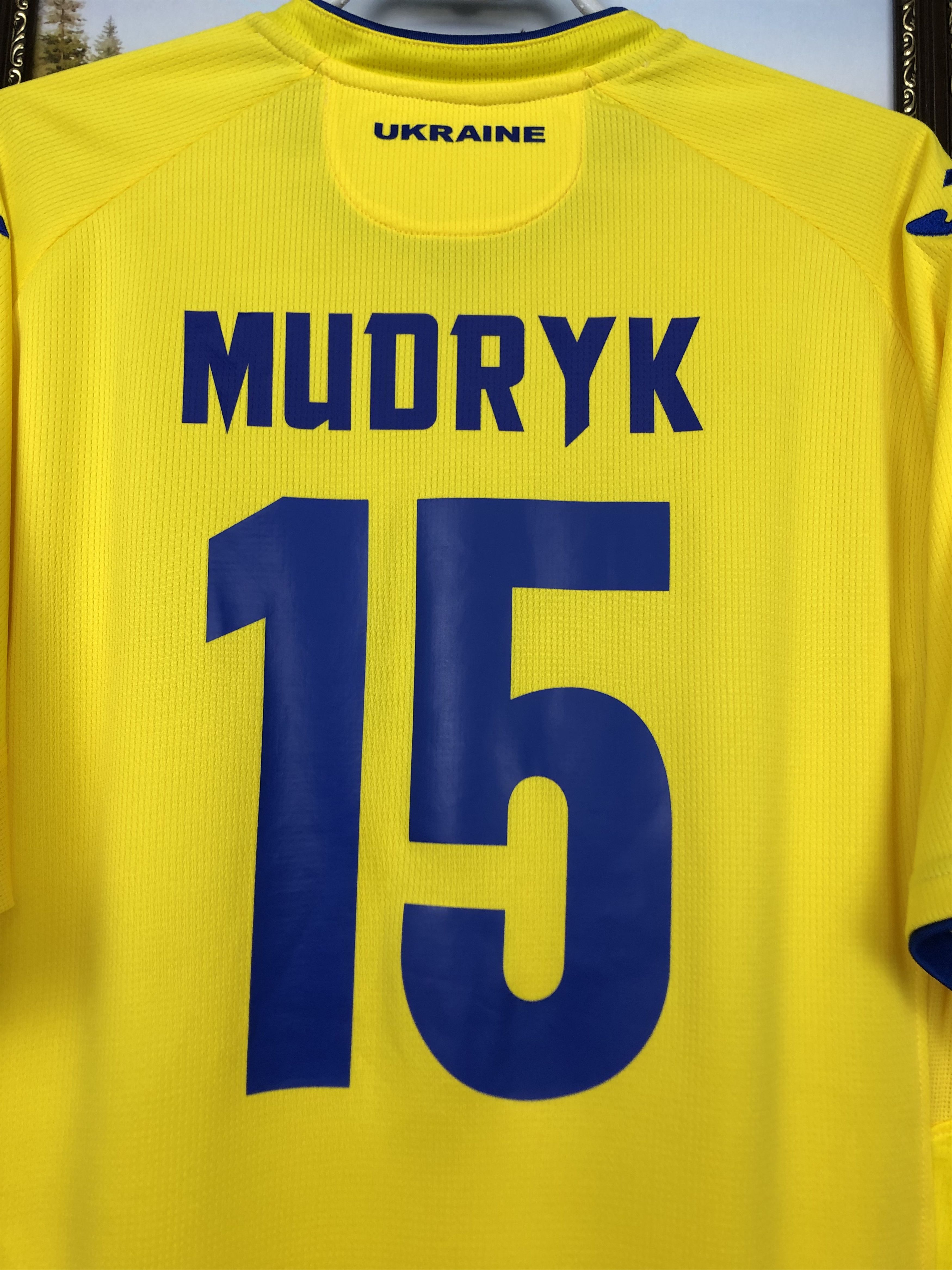 Other Ukraine football shirt 2020 Soccer Joma Mudryk Jersey Size US XL / EU 56 / 4 - 9 Thumbnail