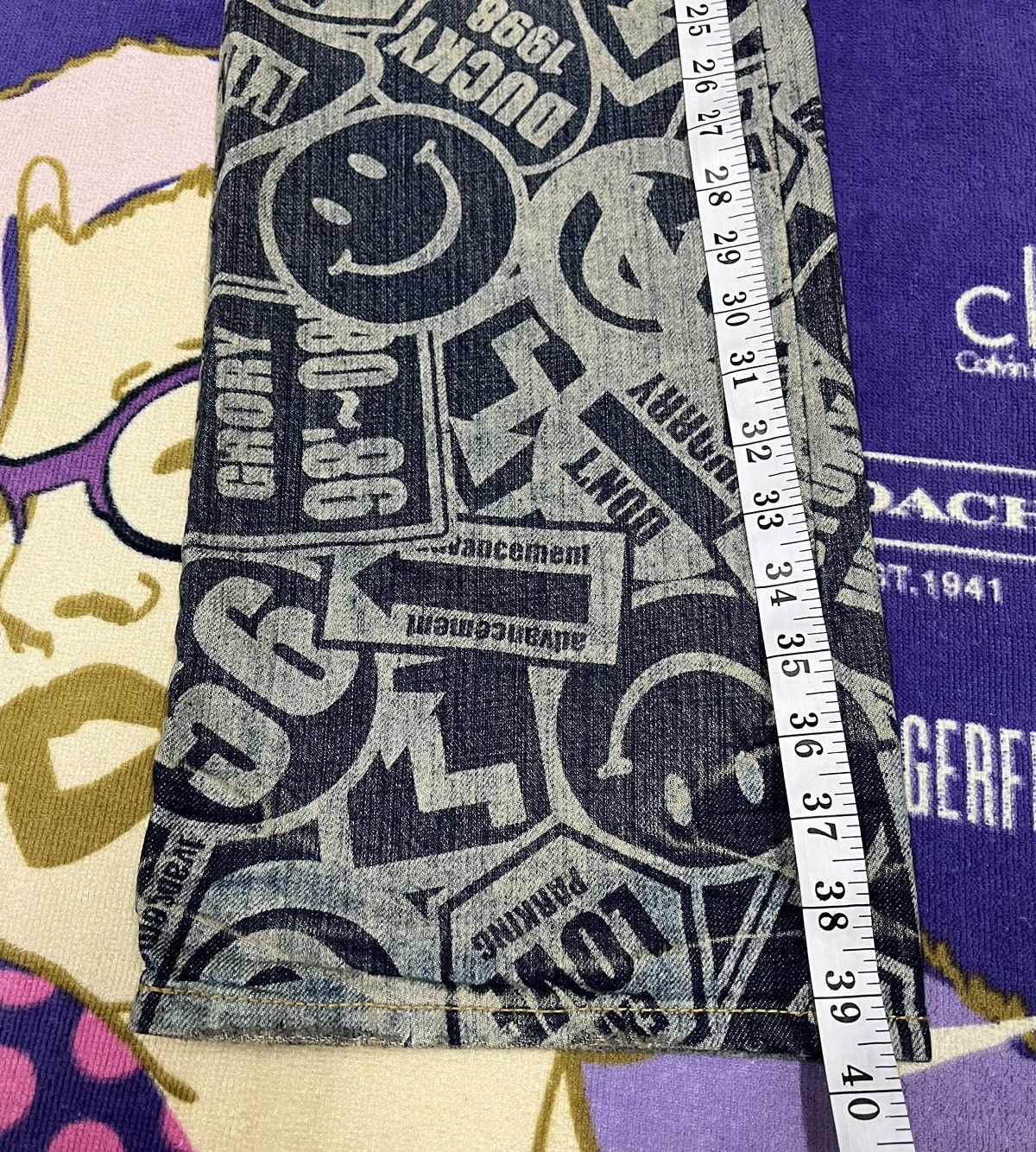 Japanese Brand 💸BindingOffer💸 CO&LU Rare Design Denim Pant Size US 32 / EU 48 - 16 Thumbnail