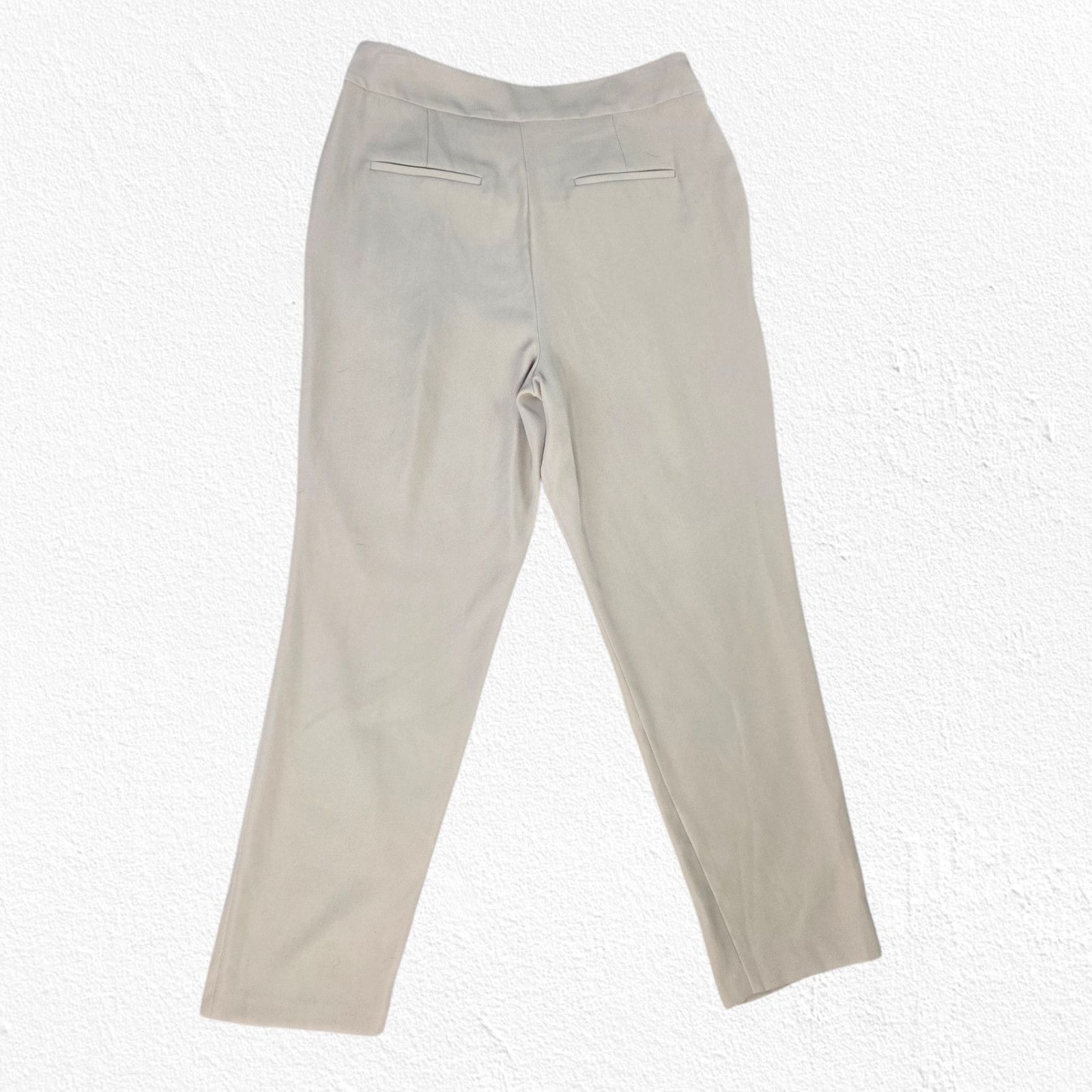 Other Beige High Rise Belted Dress Pants Size 12 Size 34" / US 12 / IT 48 - 10 Thumbnail