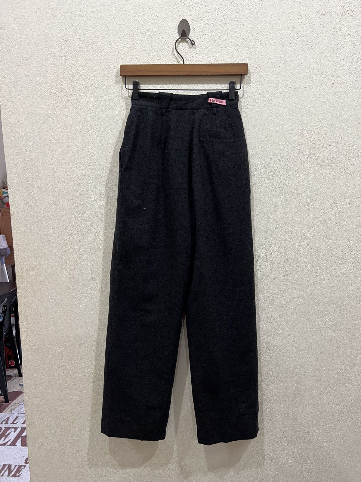 Thierry Mugler Thierry Mugler Edition Paris Wool Baggy Pant Size 23" - 5 Thumbnail