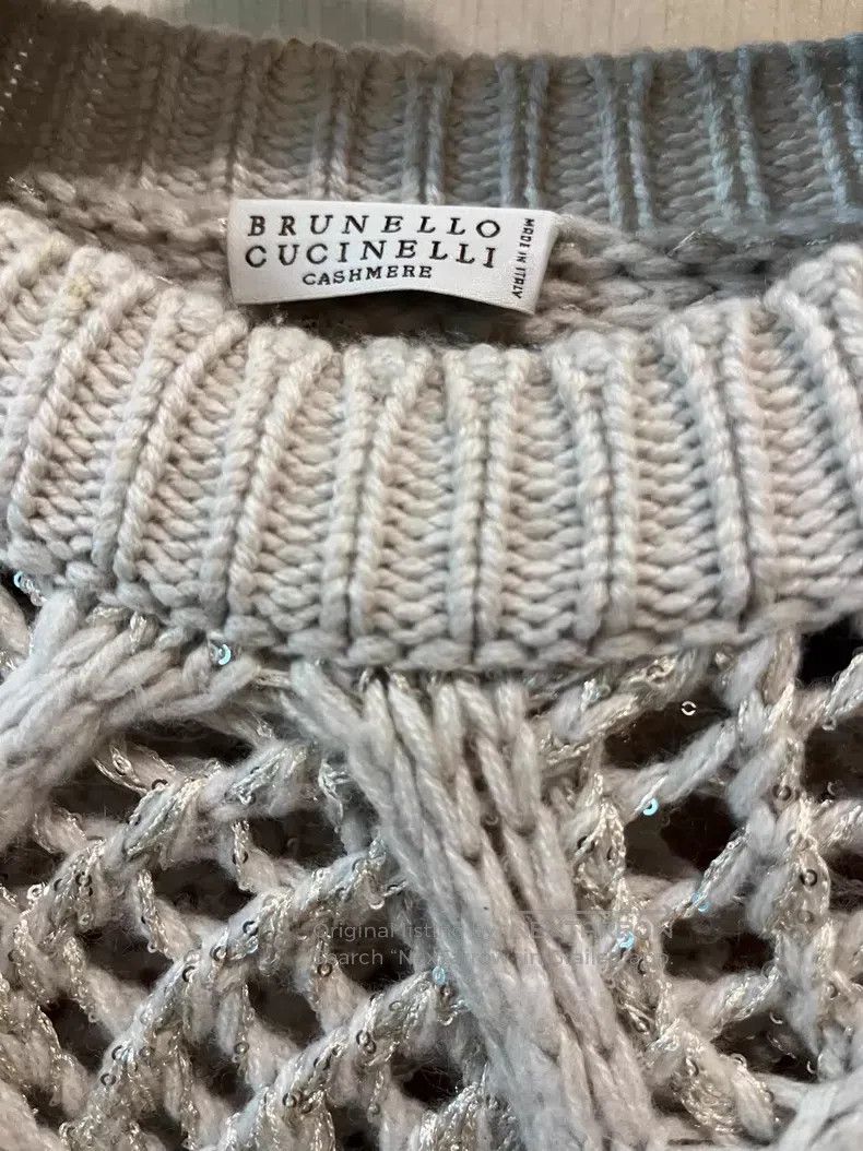 Brunello Cucinelli Brunello Cucinelli 24 Year Opera Heavy Pure Cashmere Sequi Size M / US 6-8 / IT 42-44 - 3 Thumbnail