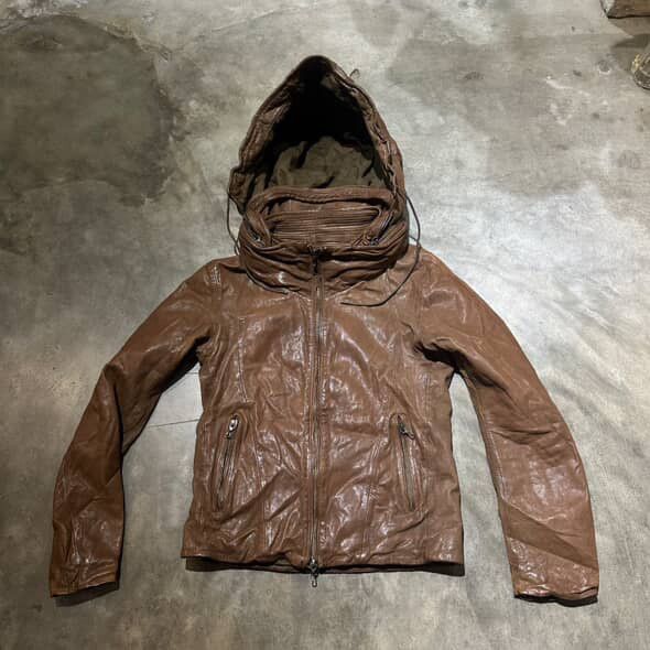 GOA Goa bono leather jacket 2000s | Grailed