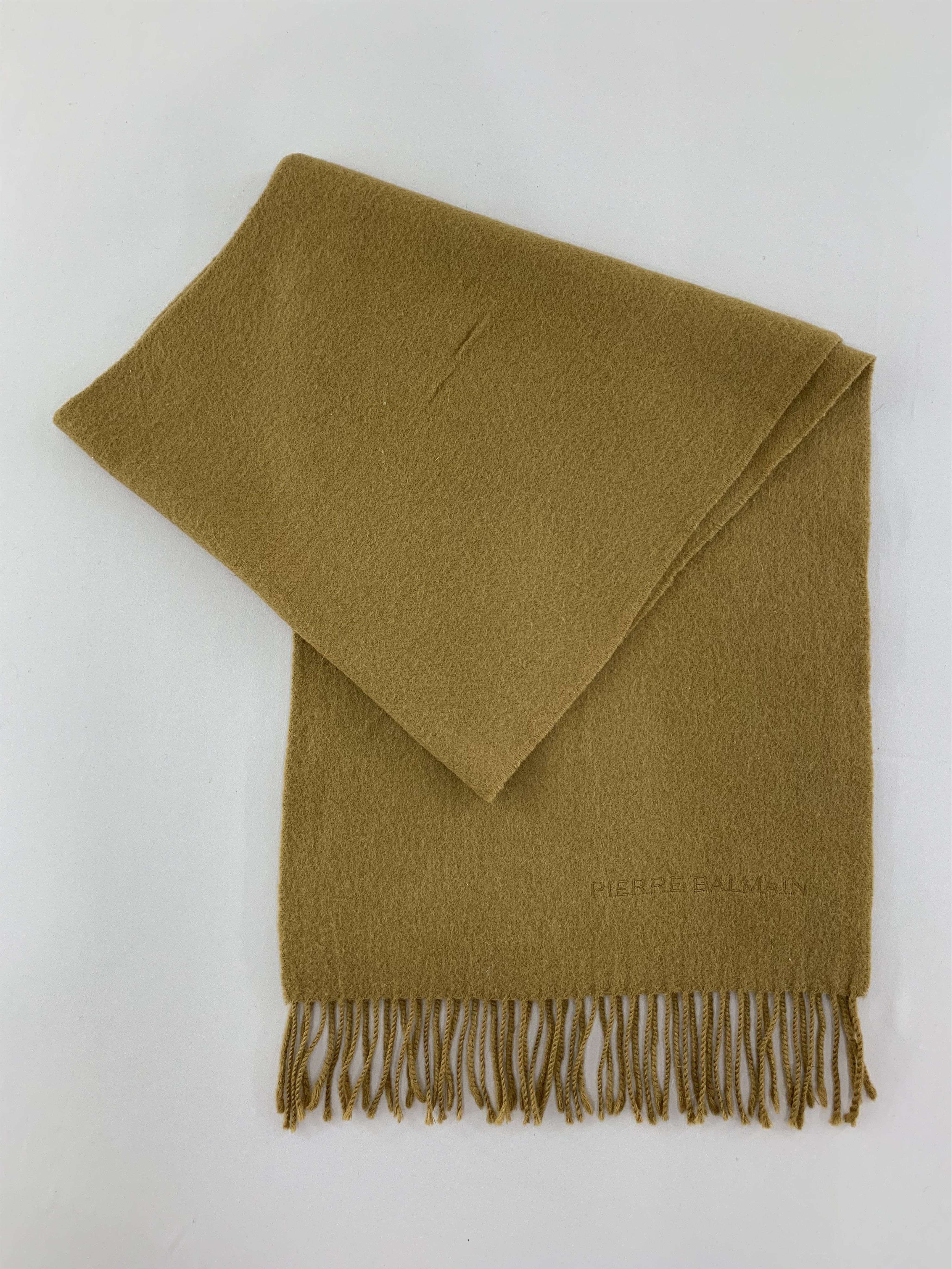 Pierre Balmain Pierre Balmain Scarf Wool Muffler Neck Wrap BL4026 Size ONE SIZE - 3 Thumbnail