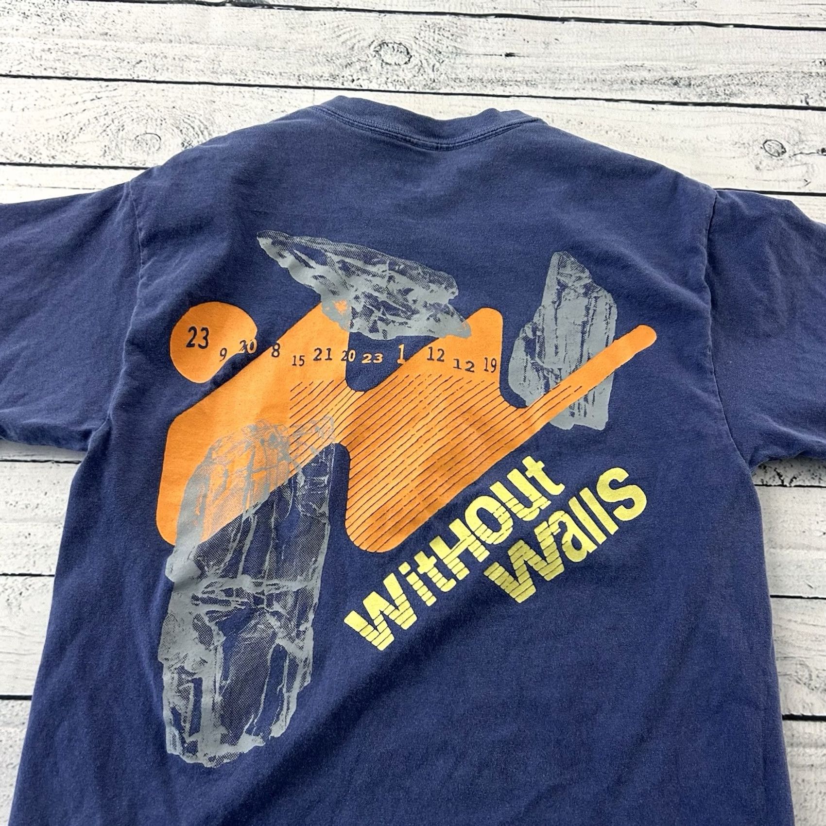 Walls Without Walls T-Shirt Mens Medium Blue Short Sleeve Shirt Size US M / EU 48-50 / 2 - 6 Thumbnail