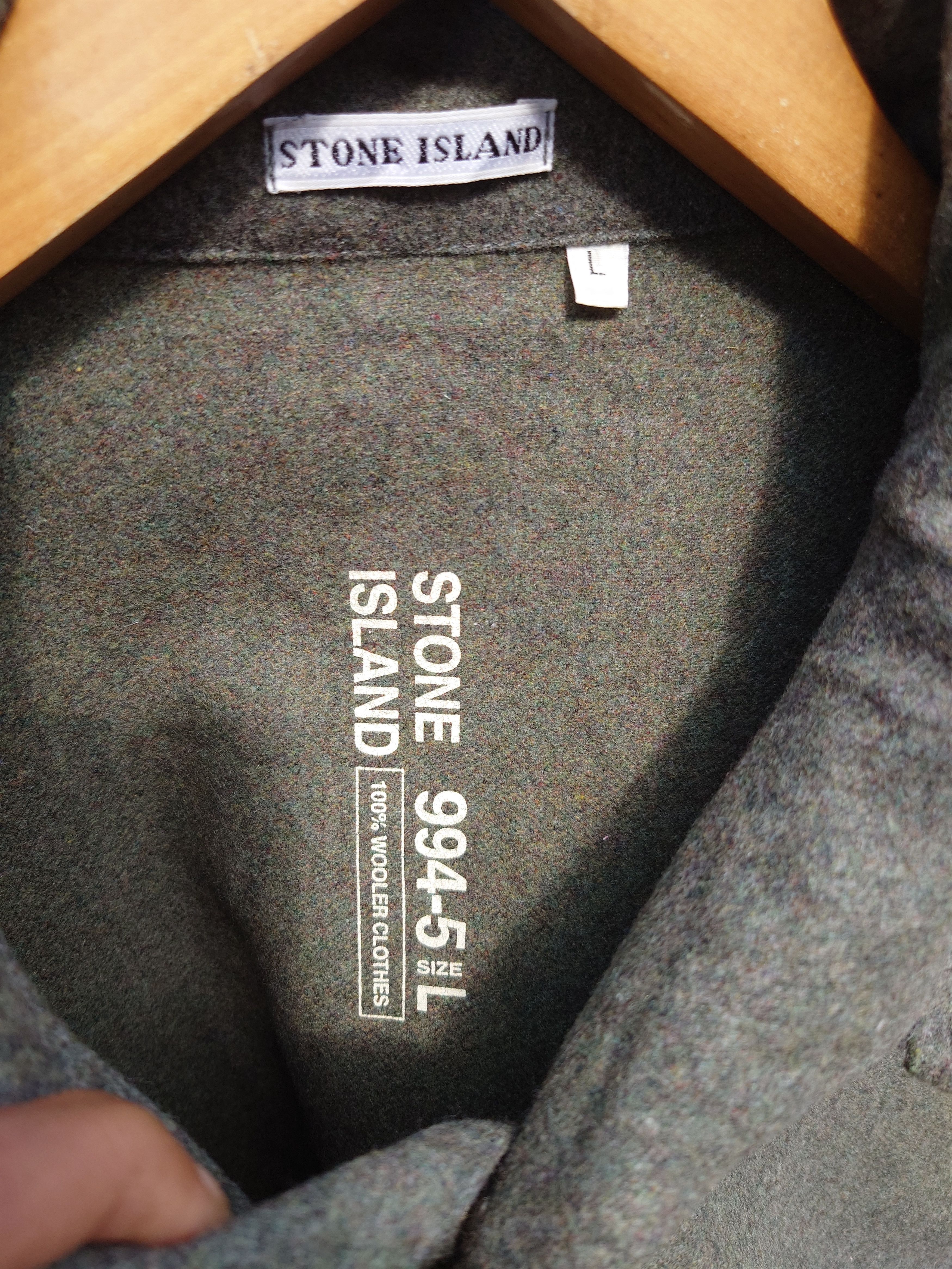 Stone Island Rare Stone Island AW 1994 Wool Field Jacket For Collector Size US L / EU 52-54 / 3 - 3 Thumbnail