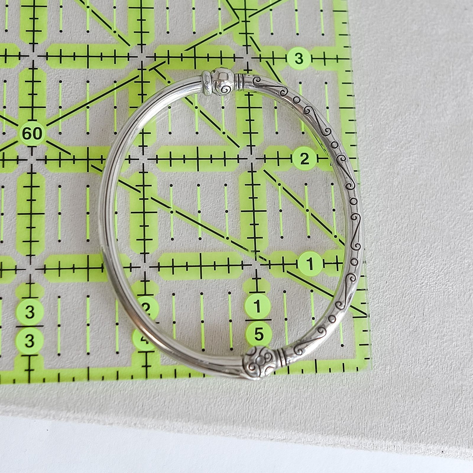 Brighton Brighton Charm Bangle Bracelet Silver Plated Magnetic Clasp Size ONE SIZE - 5 Thumbnail