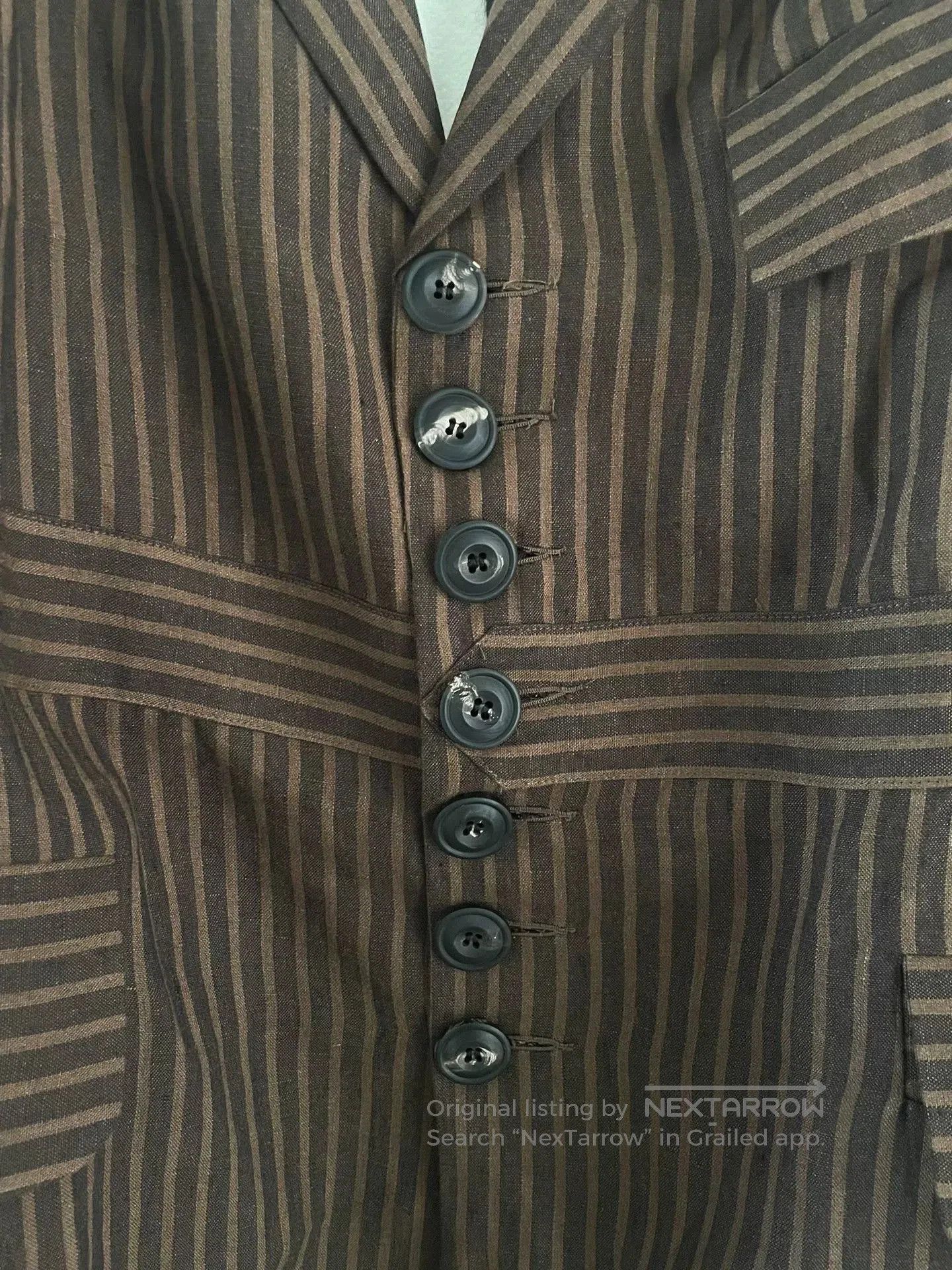 John Alexander Skelton John Alexander Skelton 22SS Linen Stripe Jacket. Size US M / EU 48-50 / 2 - 3 Thumbnail
