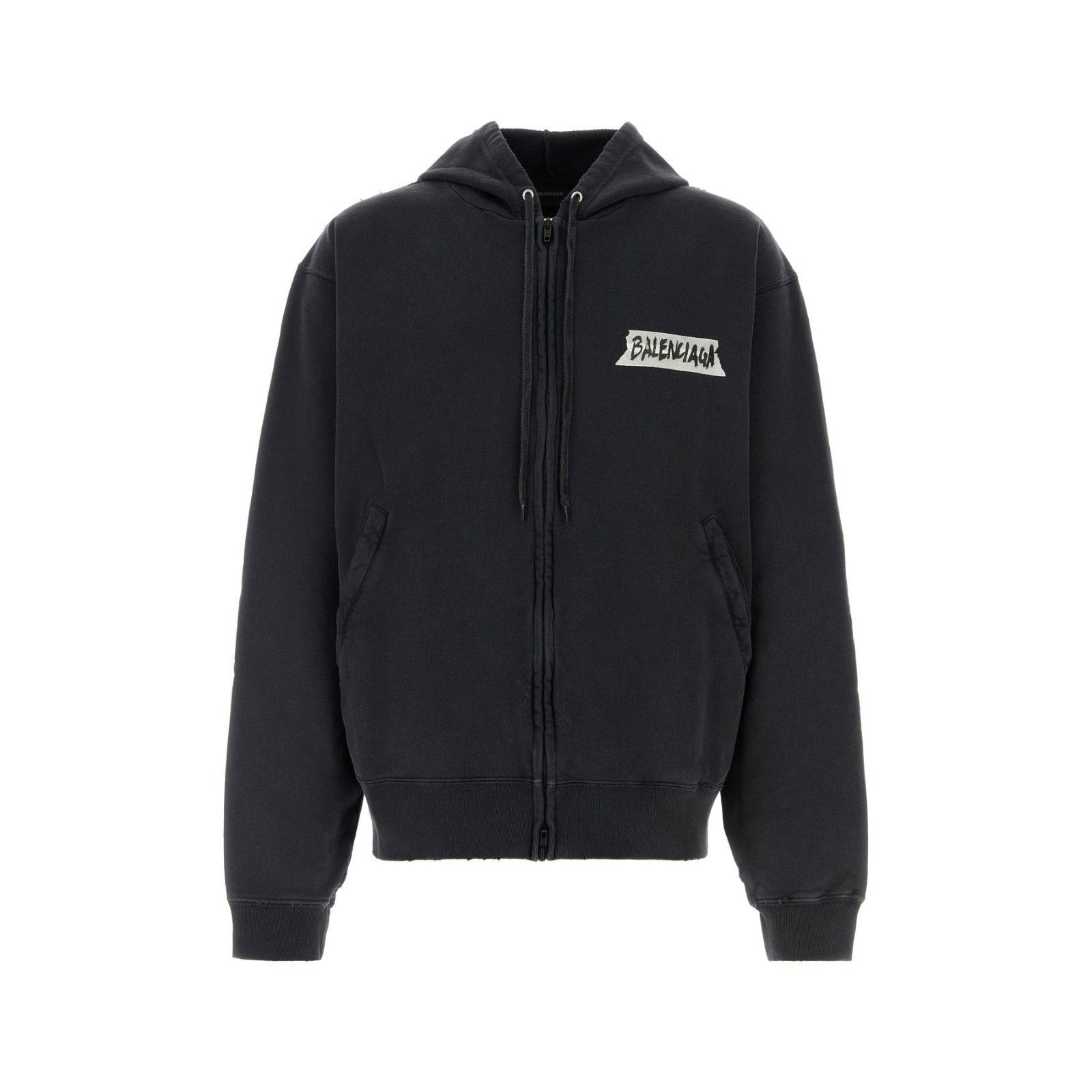 BALENCIAGA Slate Cotton Sweatshirt New & Authentic (Men's si