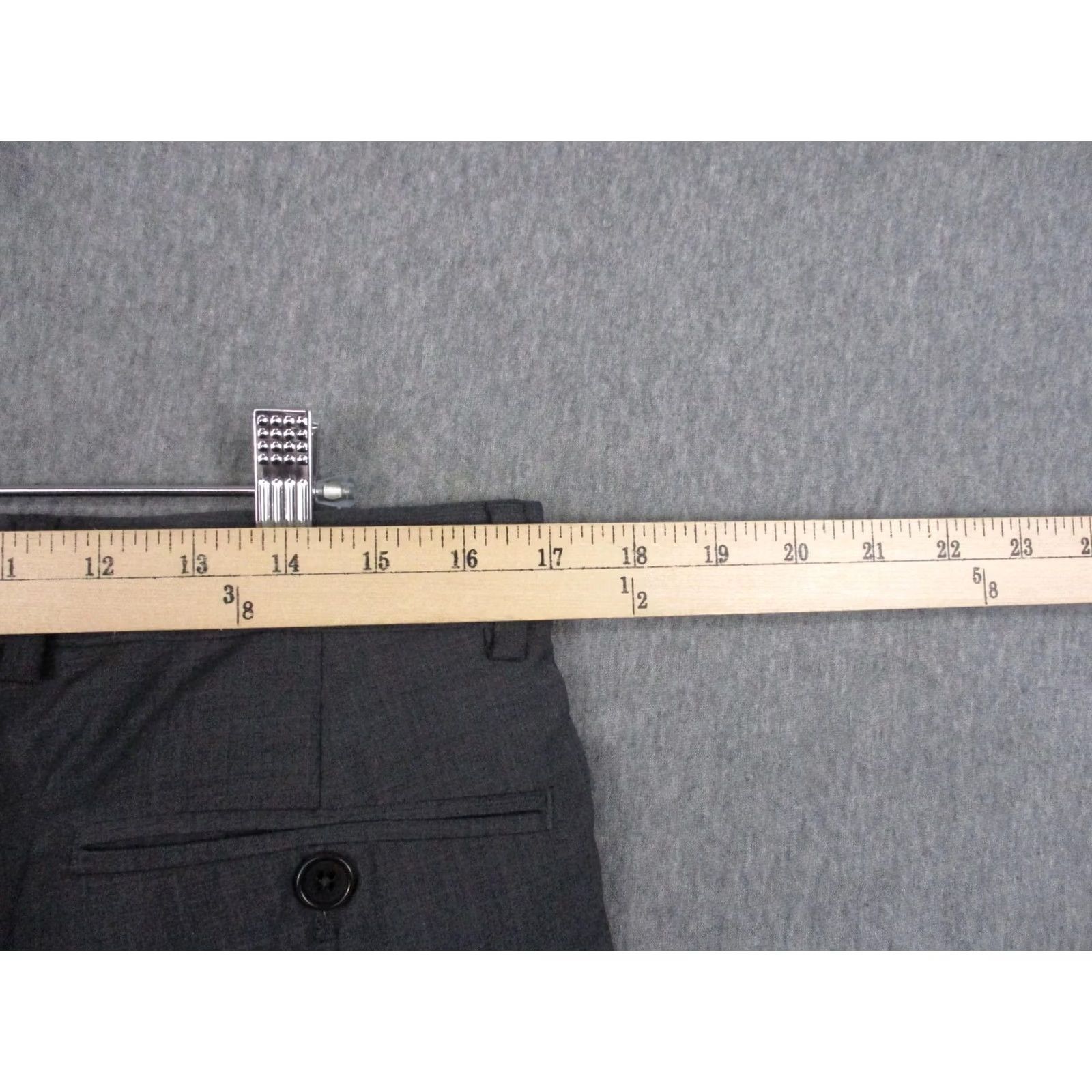 Brooks Brothers Brooks Brothers Dress Pants Mens W35/L32 Gray Wool Stretch Flat Front Regent Fit Business Formal Wedding Size US 35 - 5 Thumbnail