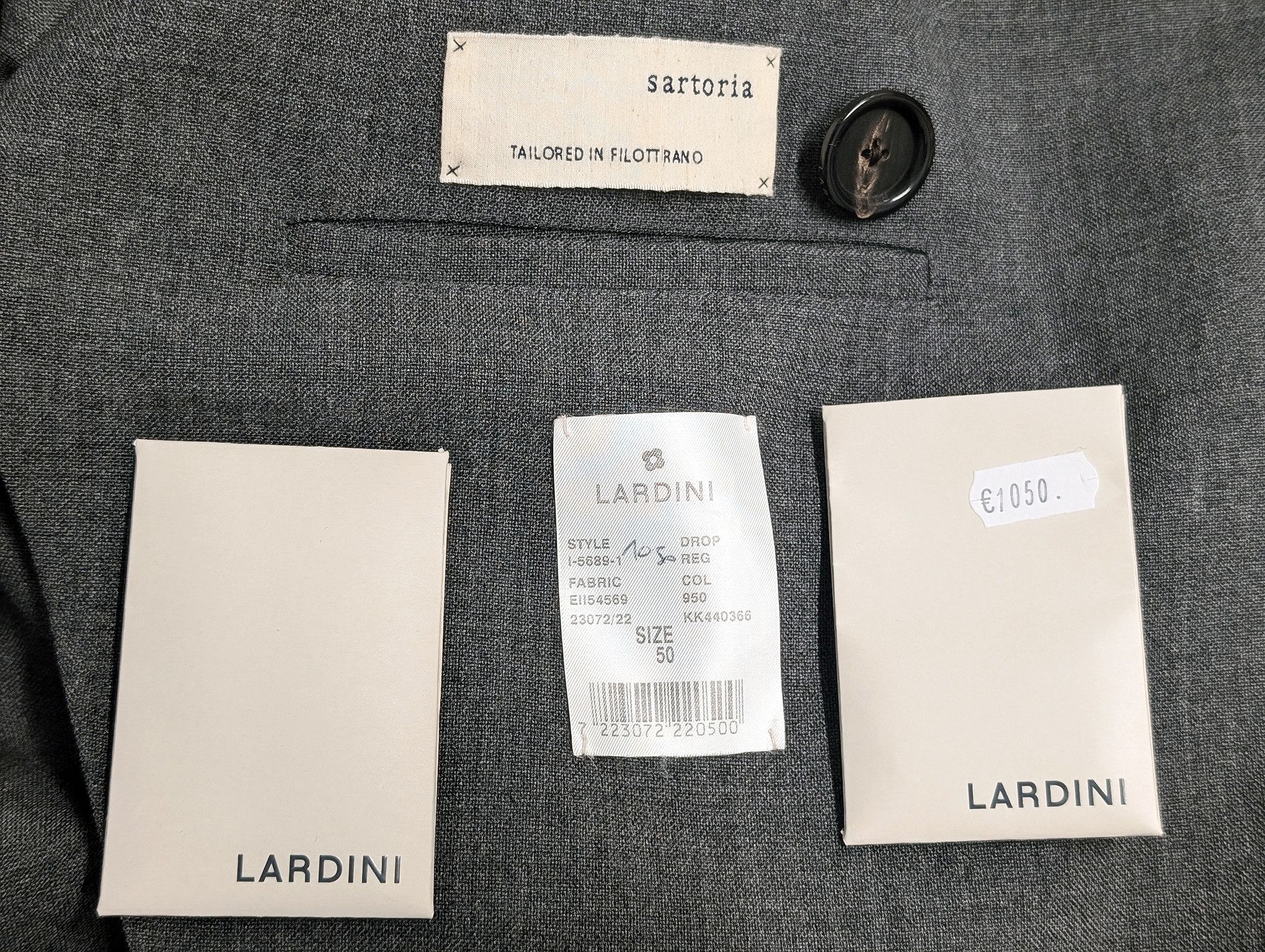 Lardini Mohair Wool Double-Breasted Trench Coat Size US M / EU 48-50 / 2 - 7 Thumbnail