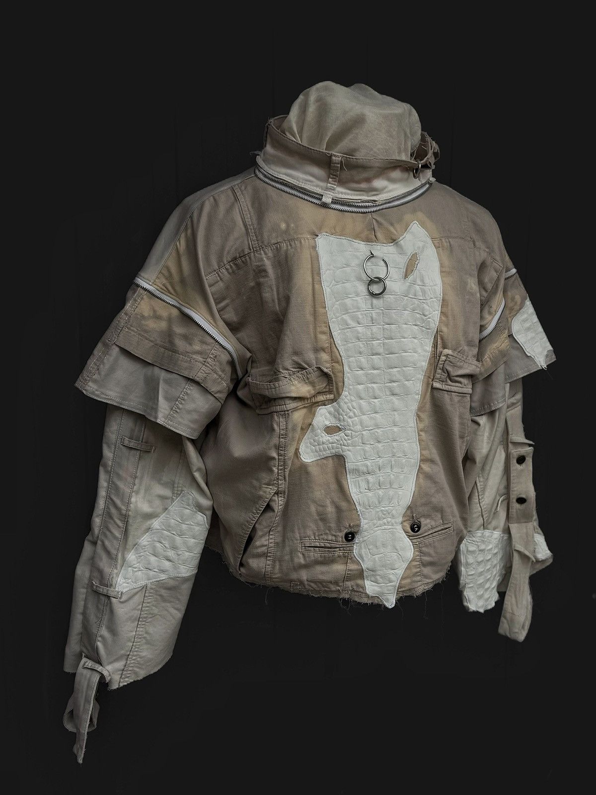 Other Oversized Pullover cod. 0,1000 FVNIDI – 1/1 Upcycled Piece Size US L / EU 52-54 / 3 - 2 Thumbnail