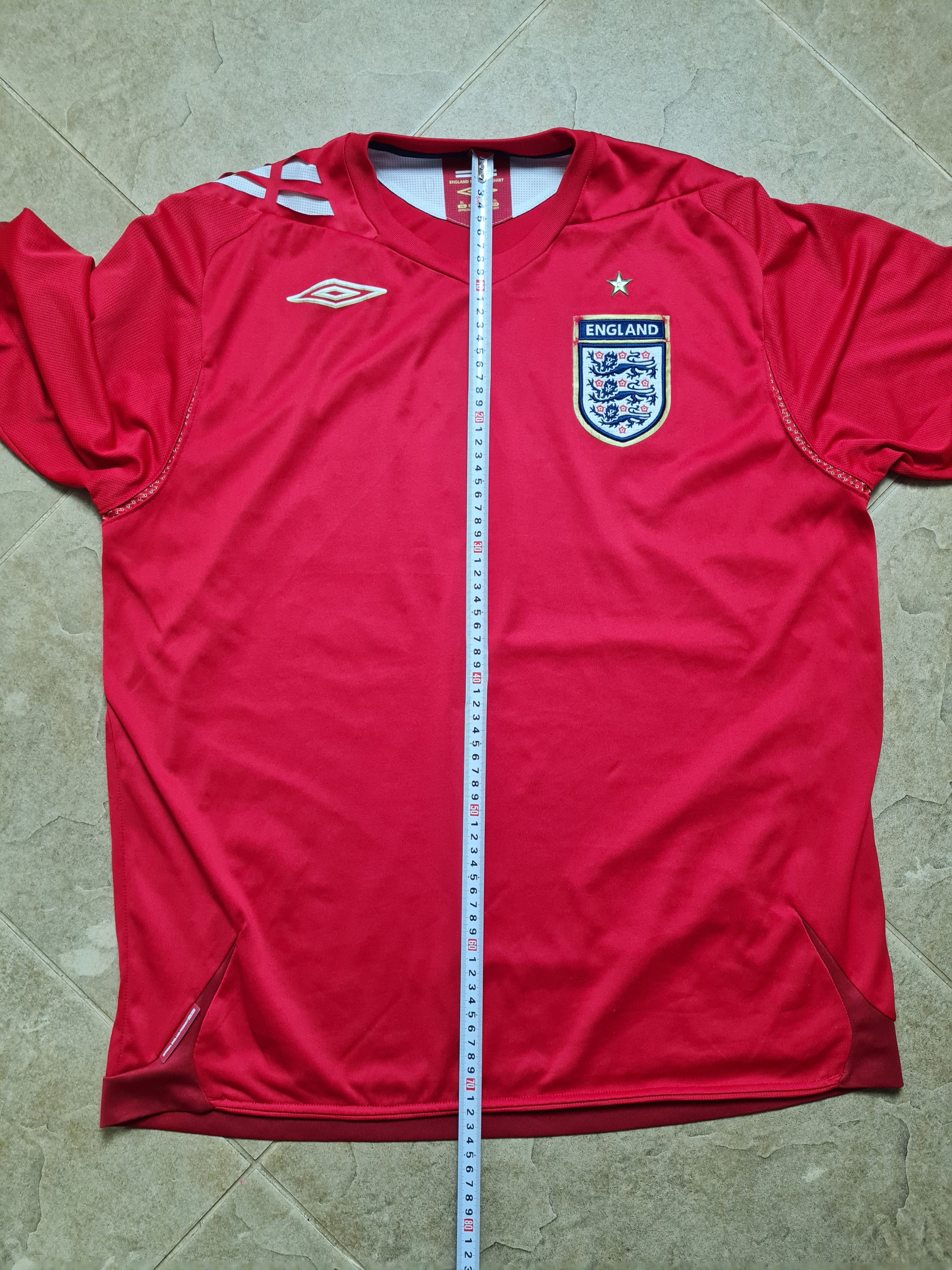 Umbro England Away Football Shirt 2006 - 2008 Umbro Vintage Size US XL / EU 56 / 4 - 4 Thumbnail