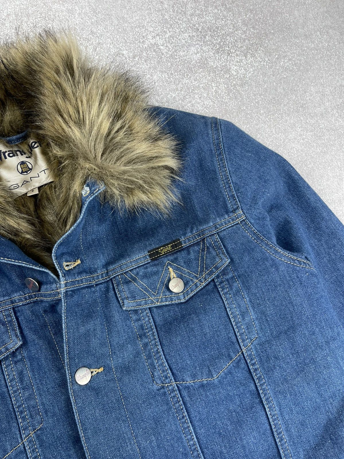 Gant × Wrangler Wrangler x Gant Faux Fur Denim Jacket Men’s Size S Size US S / EU 44-46 / 1 - 6 Thumbnail