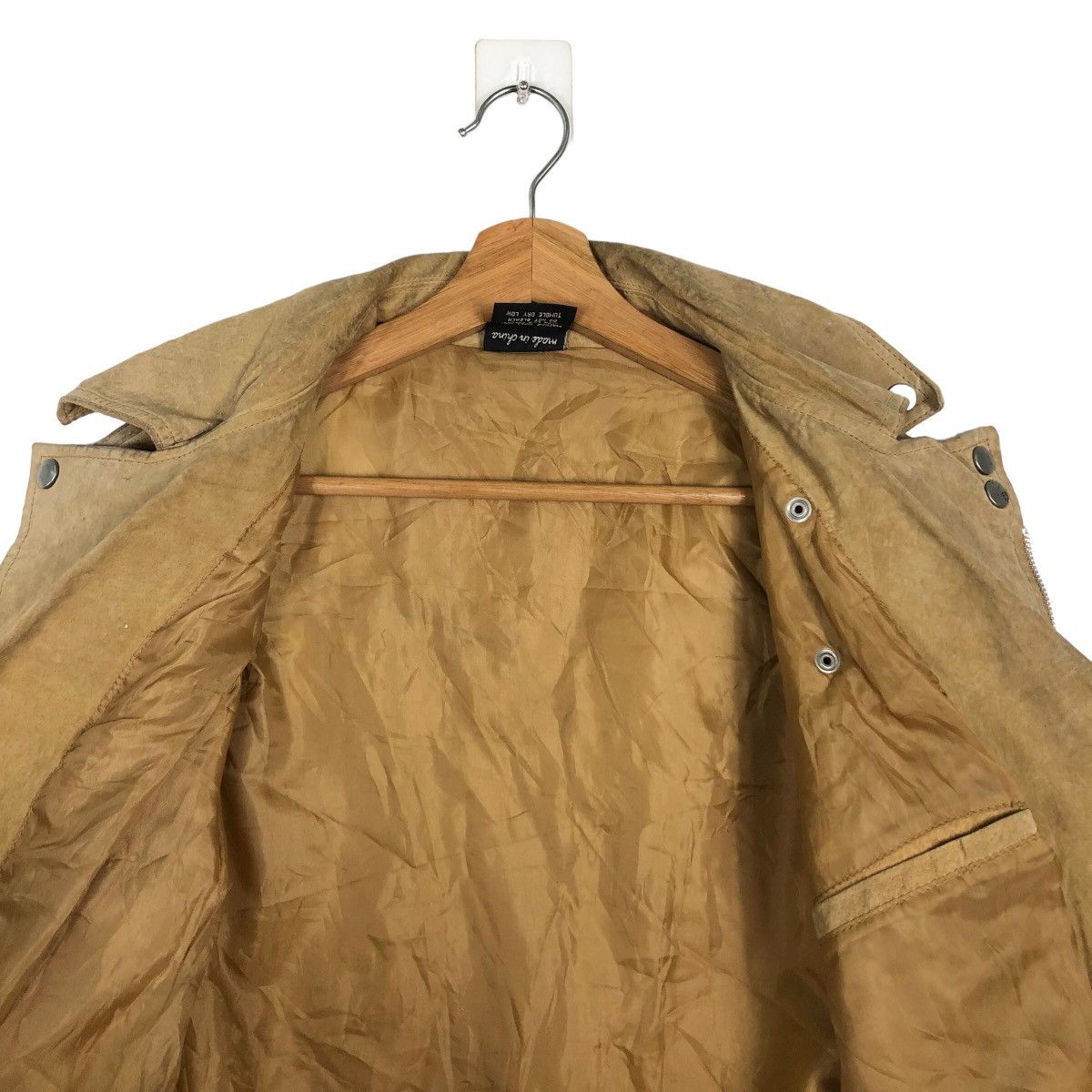 Genuine Leather 🔥90’s Vintage Double Breast Genuine Leather Jacket Racing Size US M / EU 48-50 / 2 - 11 Thumbnail