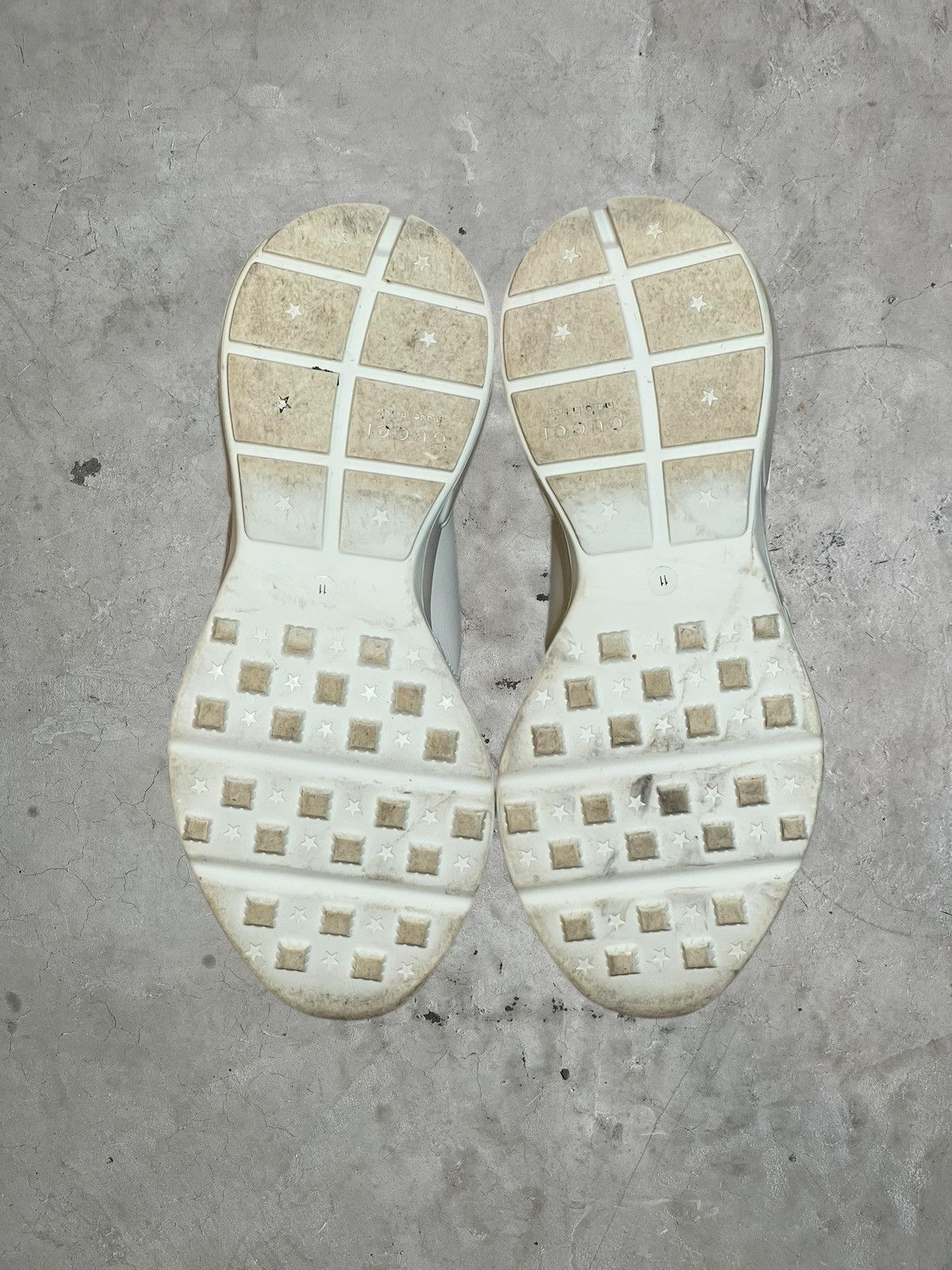 Gucci Gucci Rhyton Leather Sneakers Size US 12 / EU 45 - 9 Thumbnail