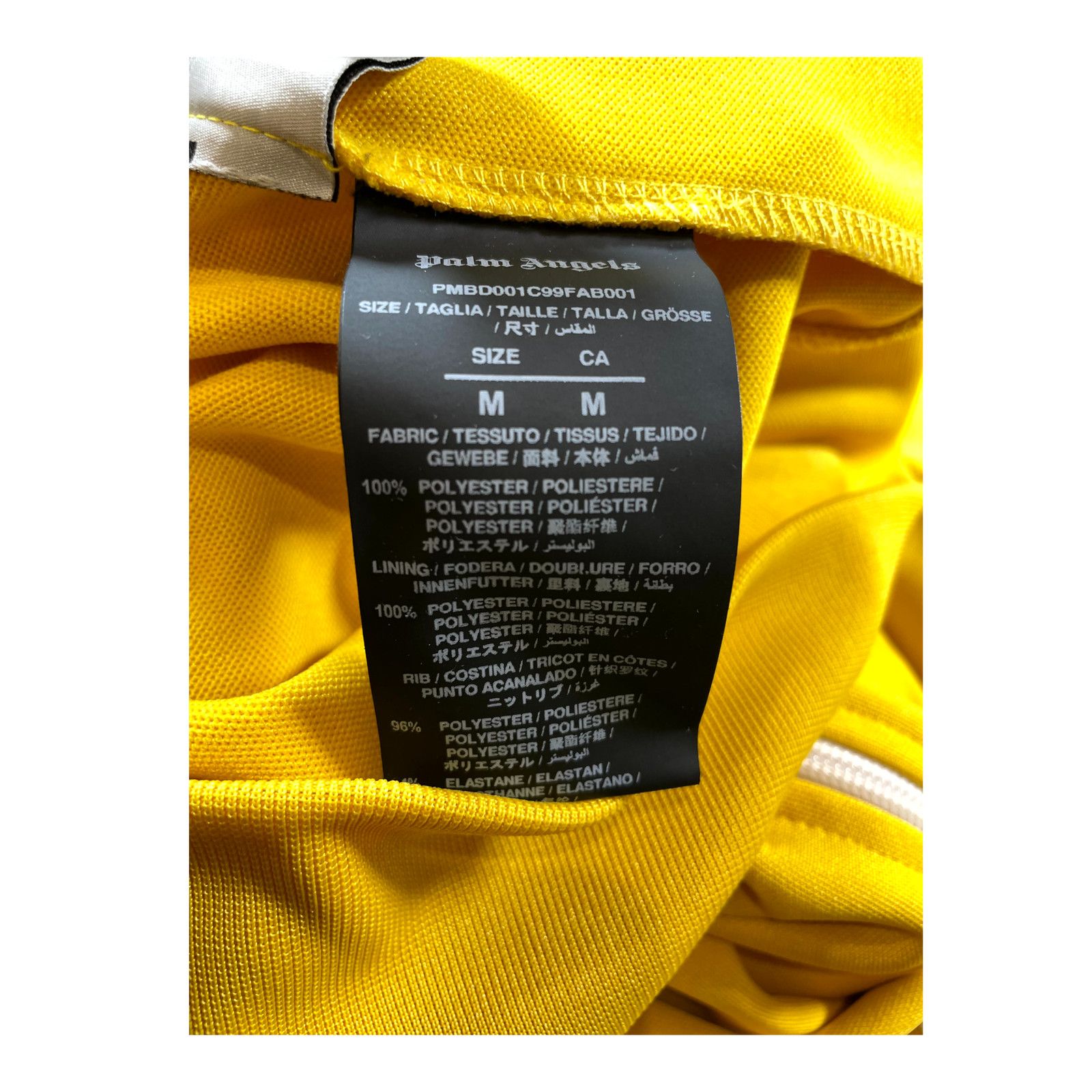 Palm Angels Palm Angels Stripe Yellow & White Track Jacket Size US M / EU 48-50 / 2 - 4 Thumbnail