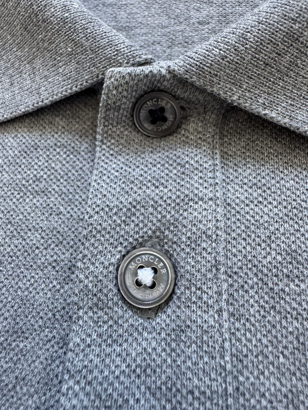 Moncler Moncler Maglia Polo Manica Corta Grey Tricolor Shirt Polos Size US XL / EU 56 / 4 - 7 Thumbnail