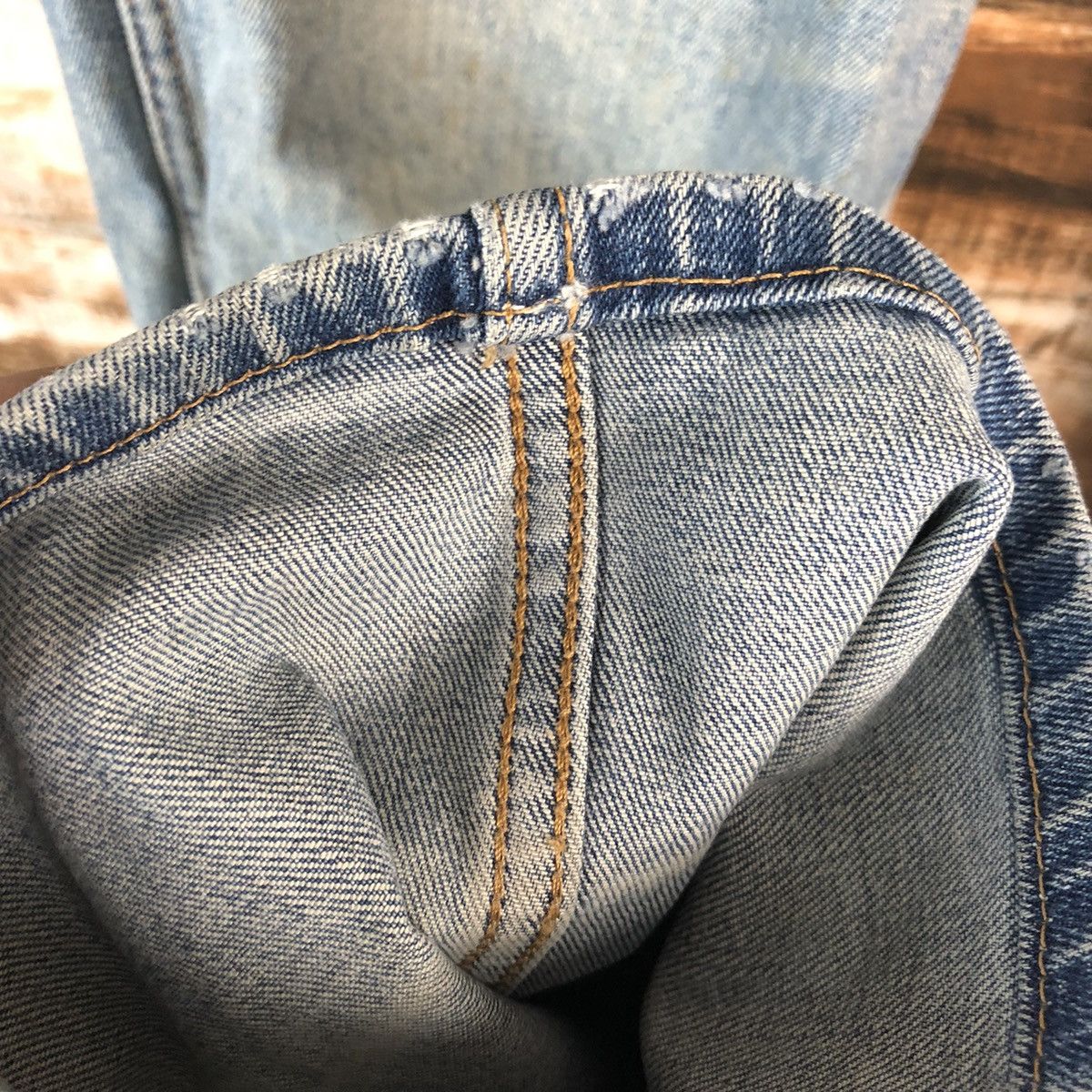 Levi's DL Levis 505 Blue Denim Pants #C210 Size US 30 / EU 46 - 10 Thumbnail