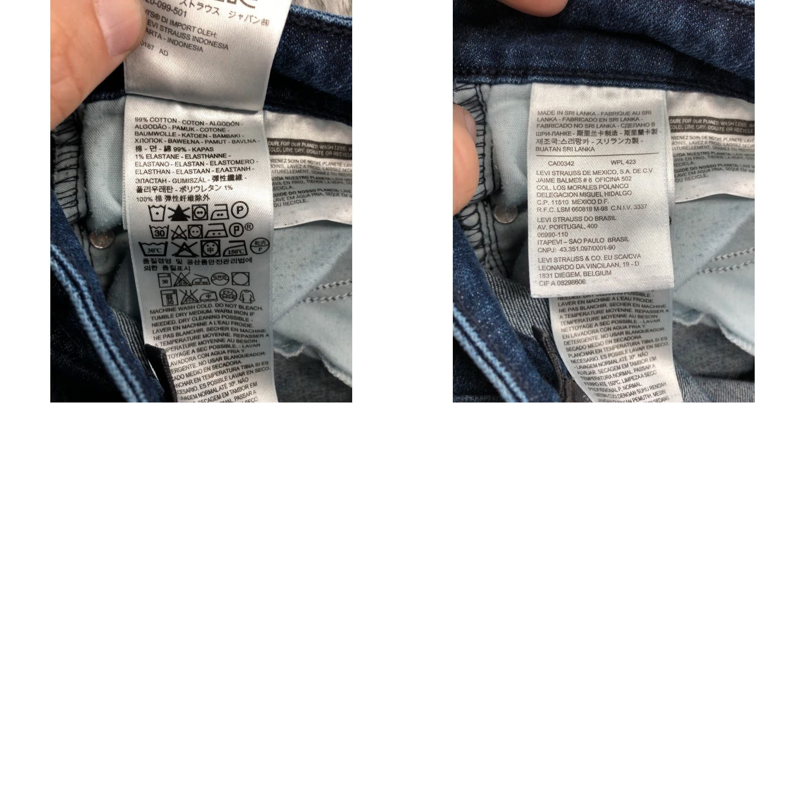 Levi's Levi's Jeans Skinny Mid Rise 4 Womens Medium Blue Denim 5-Pocket Regular 30in Inseam Vintage: No Size 27" / US 4 / IT 40 - 9 Thumbnail