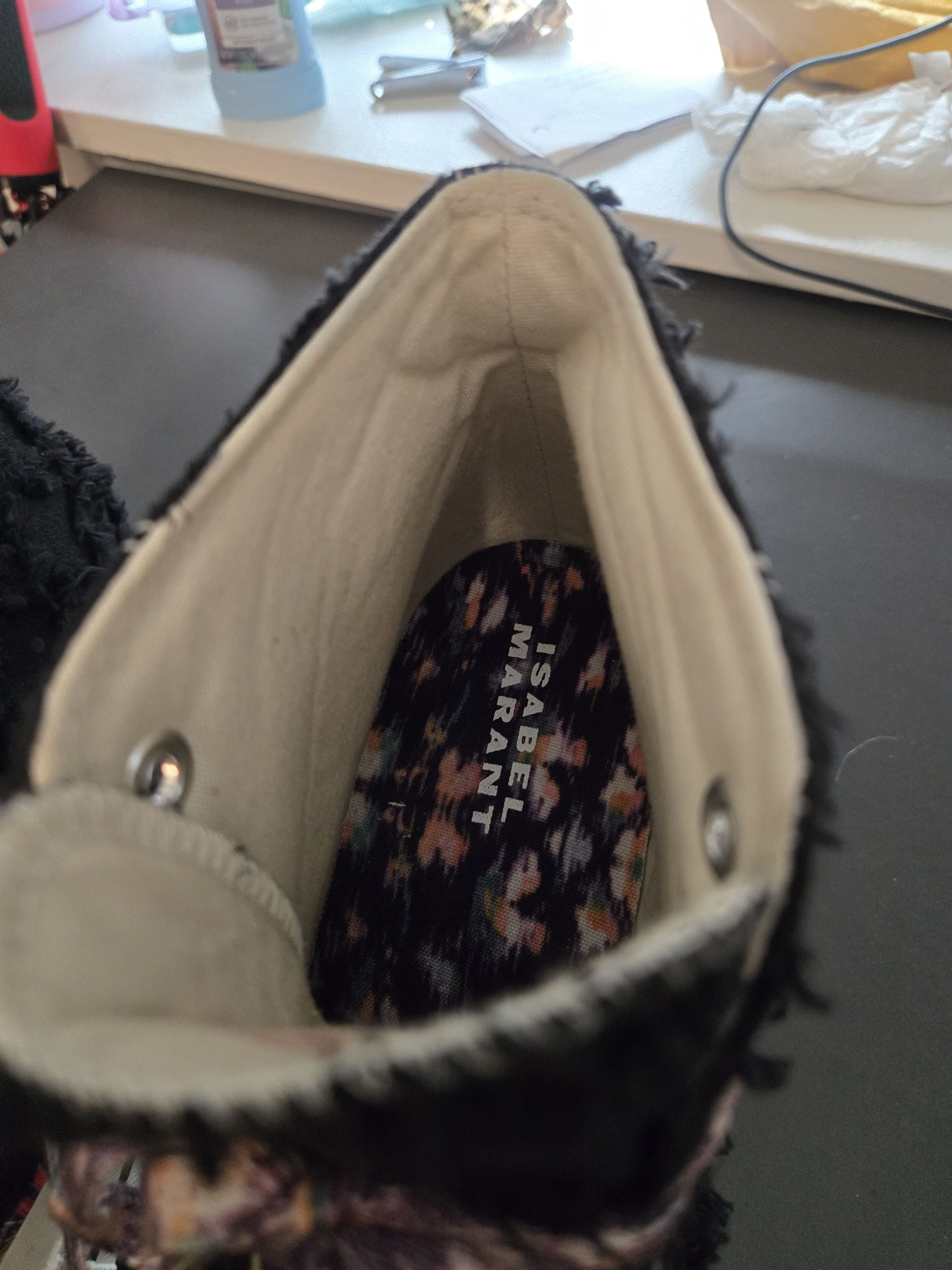 Converse × Isabel Marant Hi-top Black Isabelle Marrant Converse Sneakers Size US 8.5 / IT 38.5 - 7 Thumbnail