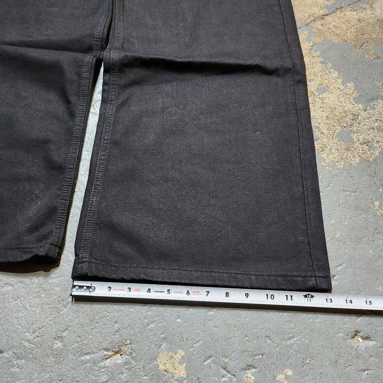 Japanese Brand baggy black wide leg jeans y2k/200s Size US 32 / EU 48 - 5 Thumbnail