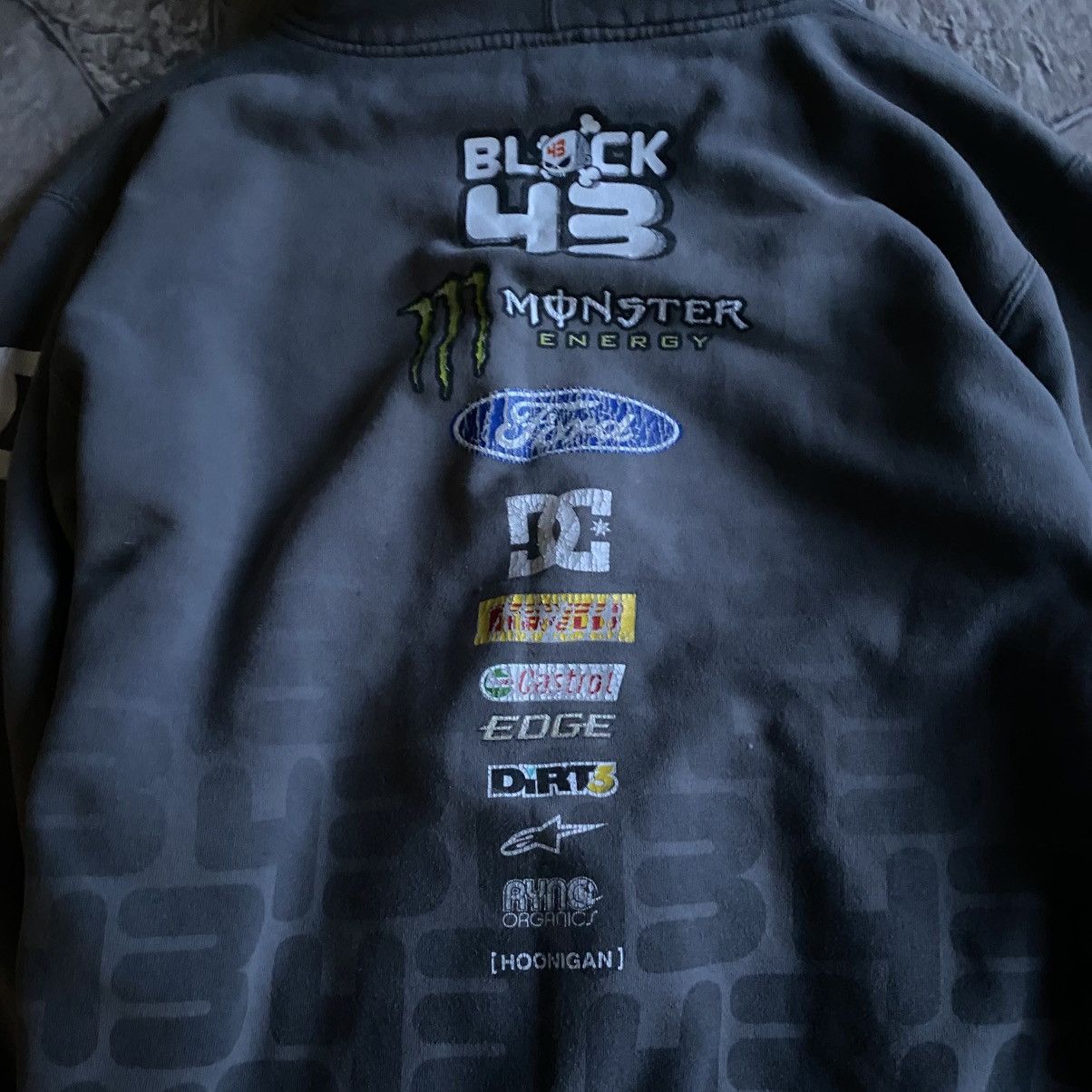 DC 2000s Y2K DC Shoes Monster Energy Racing Zip Hoodie Size US M / EU 48-50 / 2 - 12 Thumbnail