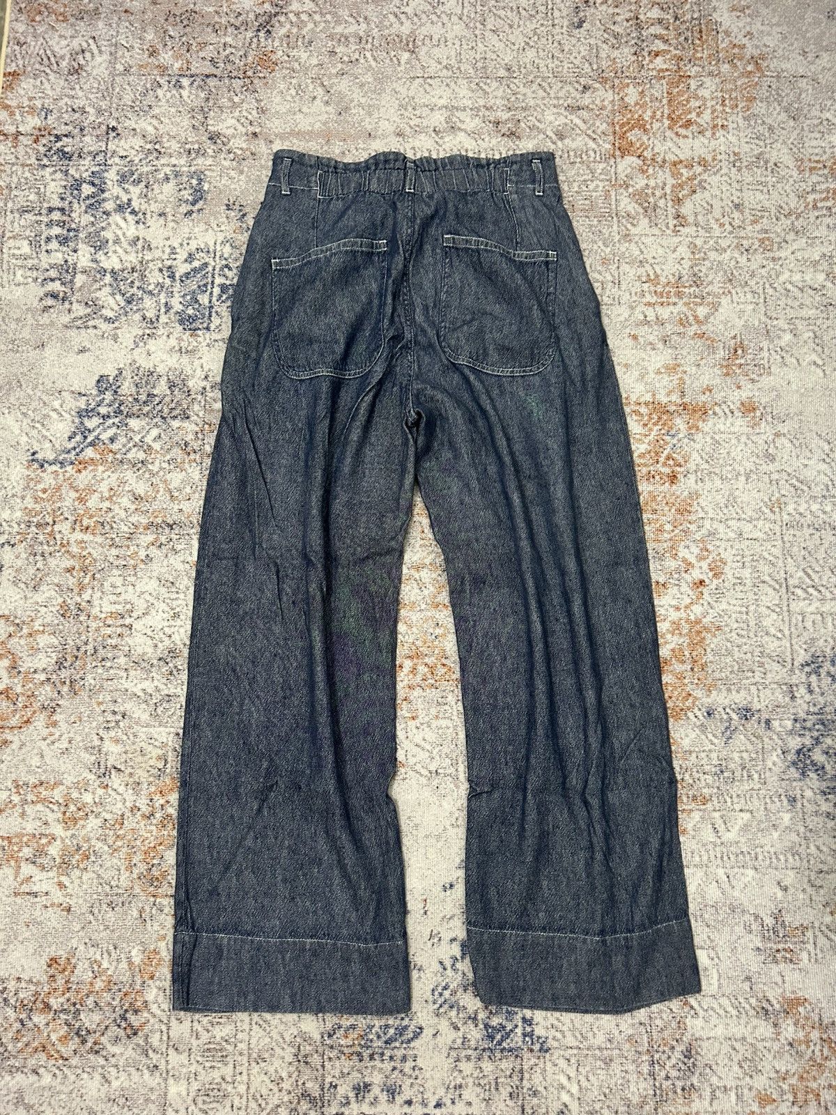 Japanese Brand × Yohji Yamamoto Coen Japan Baggy Jeans Left Side Zipper yohji style Size US 29 - 3 Thumbnail
