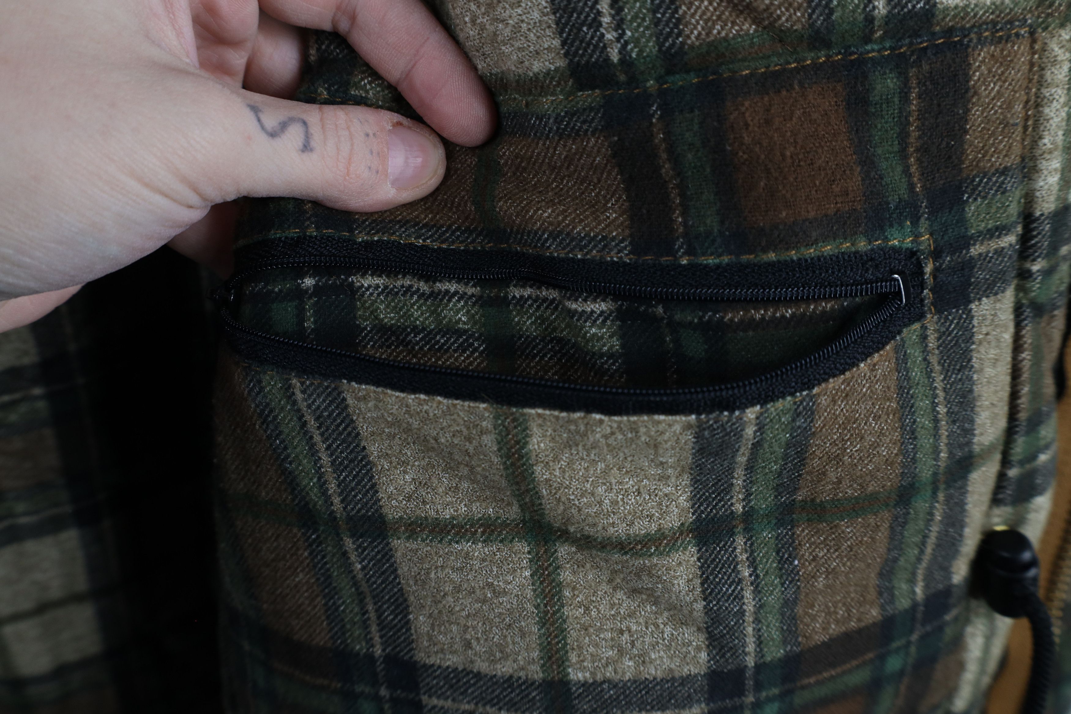 Vintage Vintage 90s Pella Hunting Flannel Lined Canvas Jacket USA Size US M / EU 48-50 / 2 - 12 Thumbnail